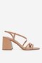 Sandály NINE WEST WFA2642-1 TMAVĚ BÉŽOVÁ