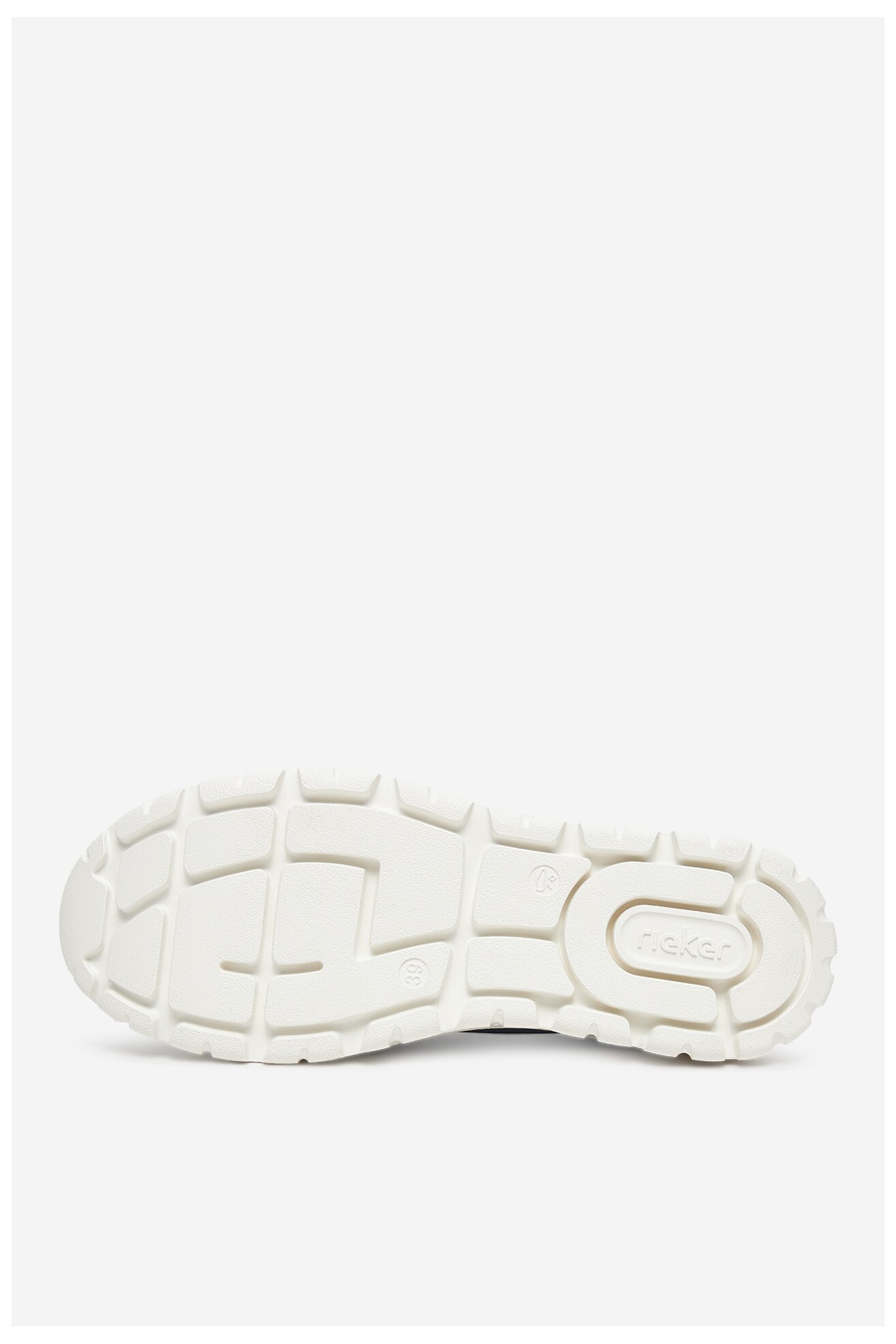 Baleriny Rieker N1350-14 Jeansowy ciemny