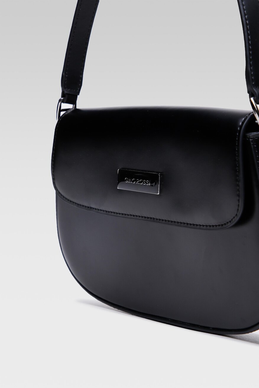 Gino Rossi - Torebka skórzana czarna - 5904248107673