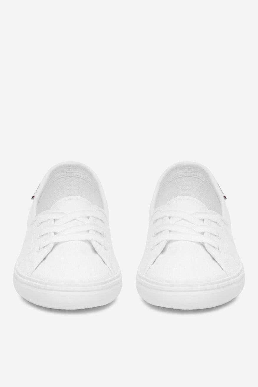 Pantofi pânză LACOSTE ALB - 5905588959816