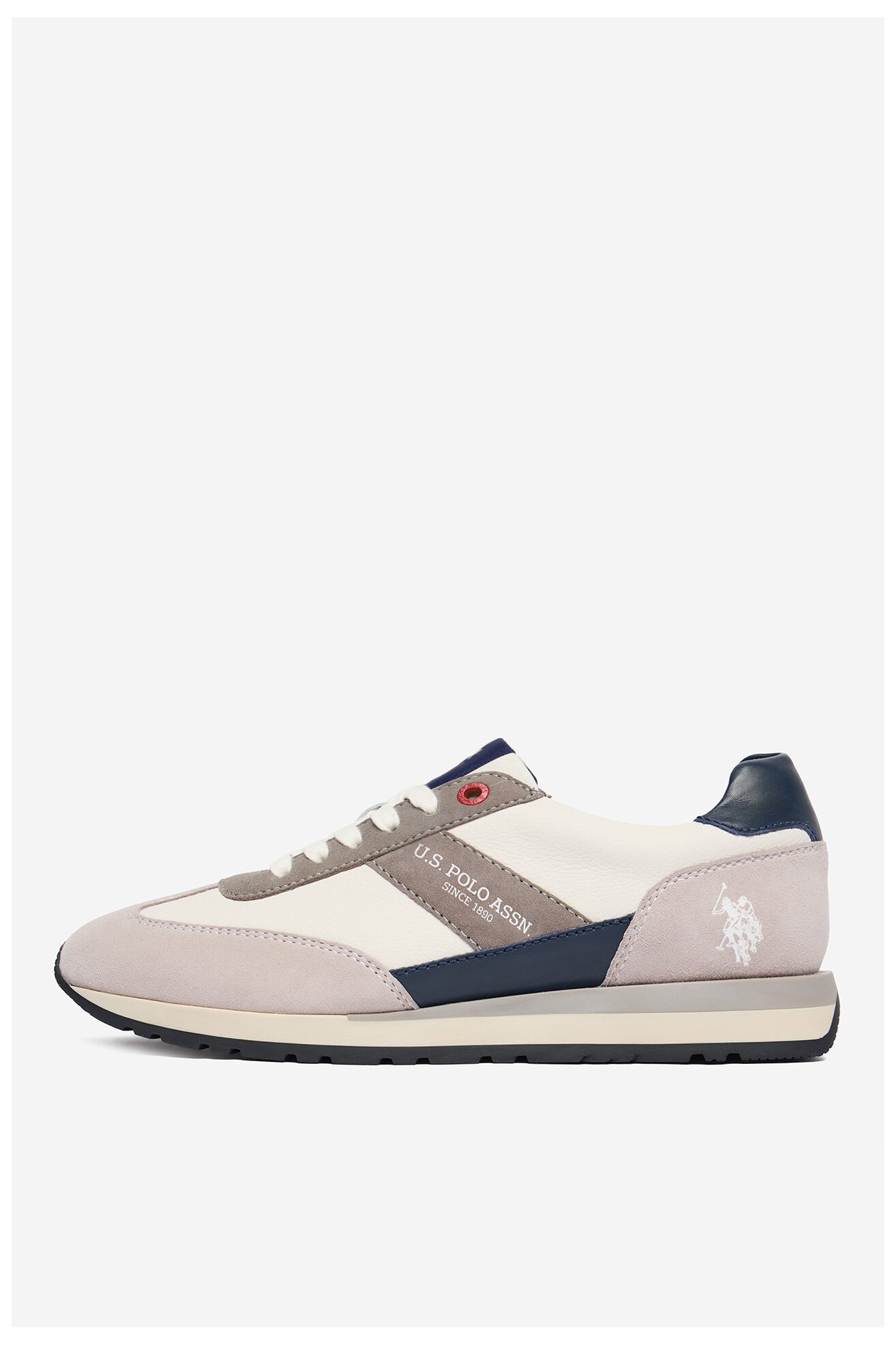 Sneakers U.S. POLO ASSN. EO-SEANY001M/6LS1 Szary jasny