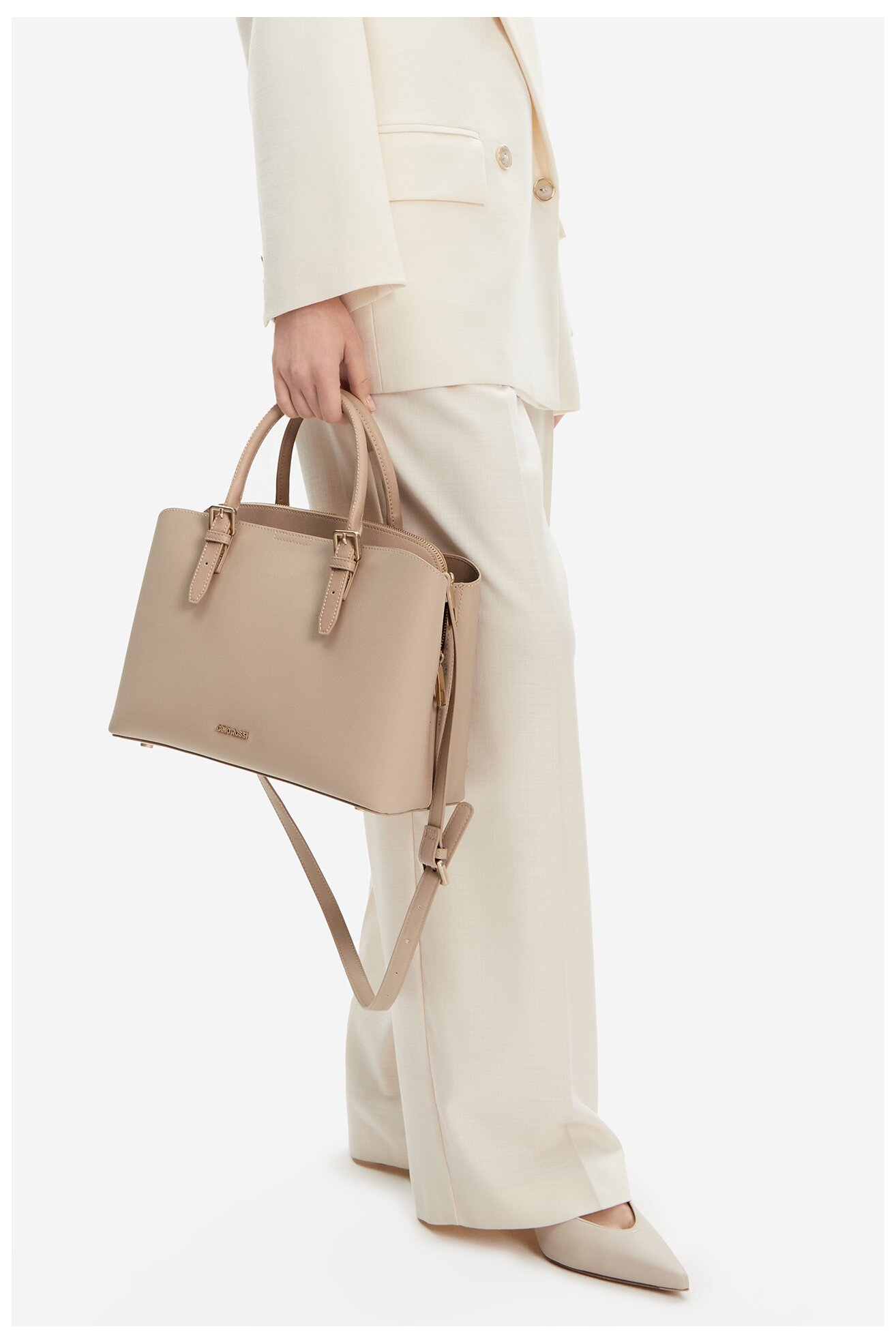 Kézitáska Gino Rossi RC-9694 BÉZS