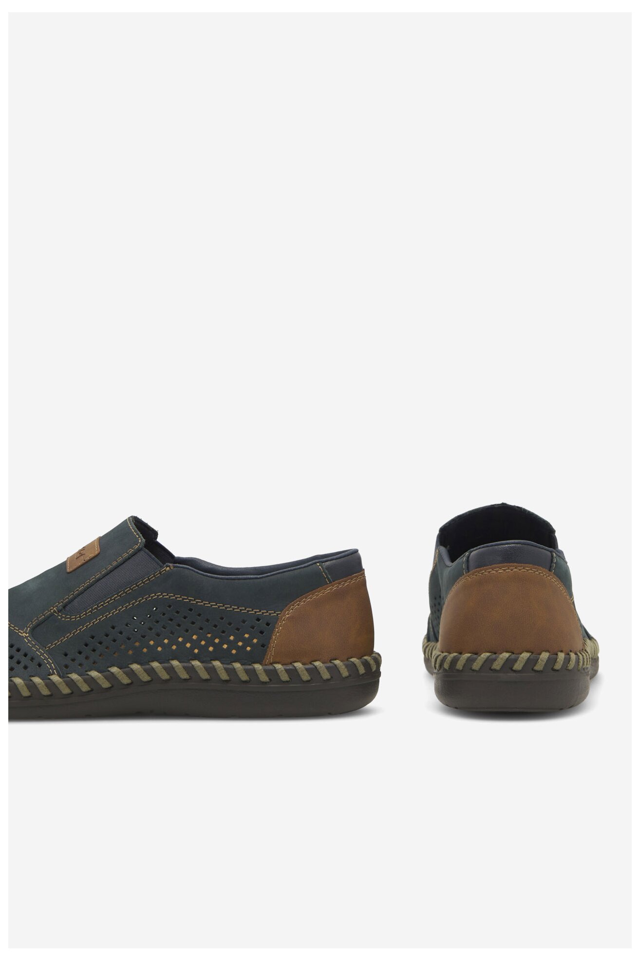 Половинки обувки Rieker B2466-14 КОБАЛТОВО СИНЬО