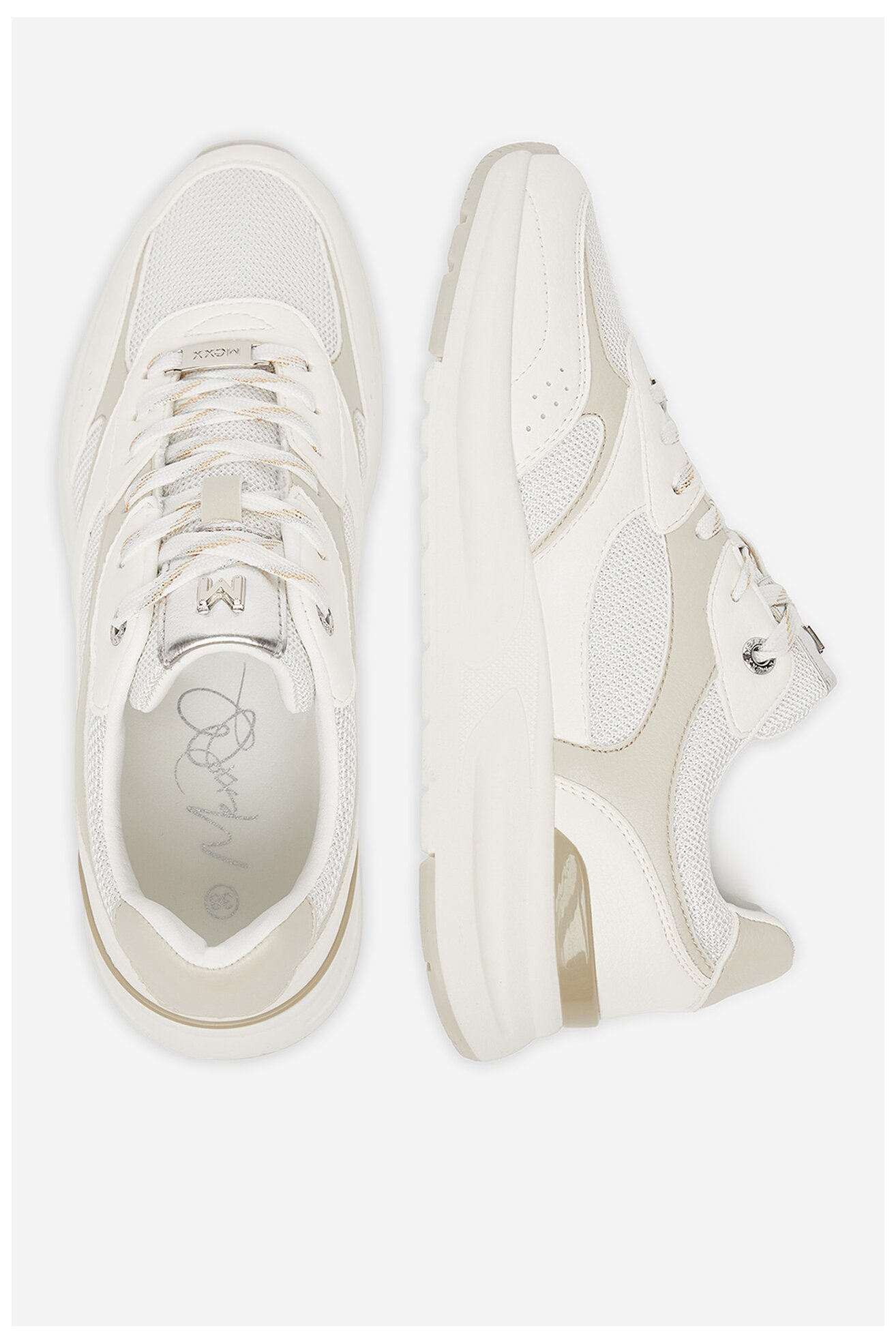 Sneakerși Mexx MI001014151W ALB