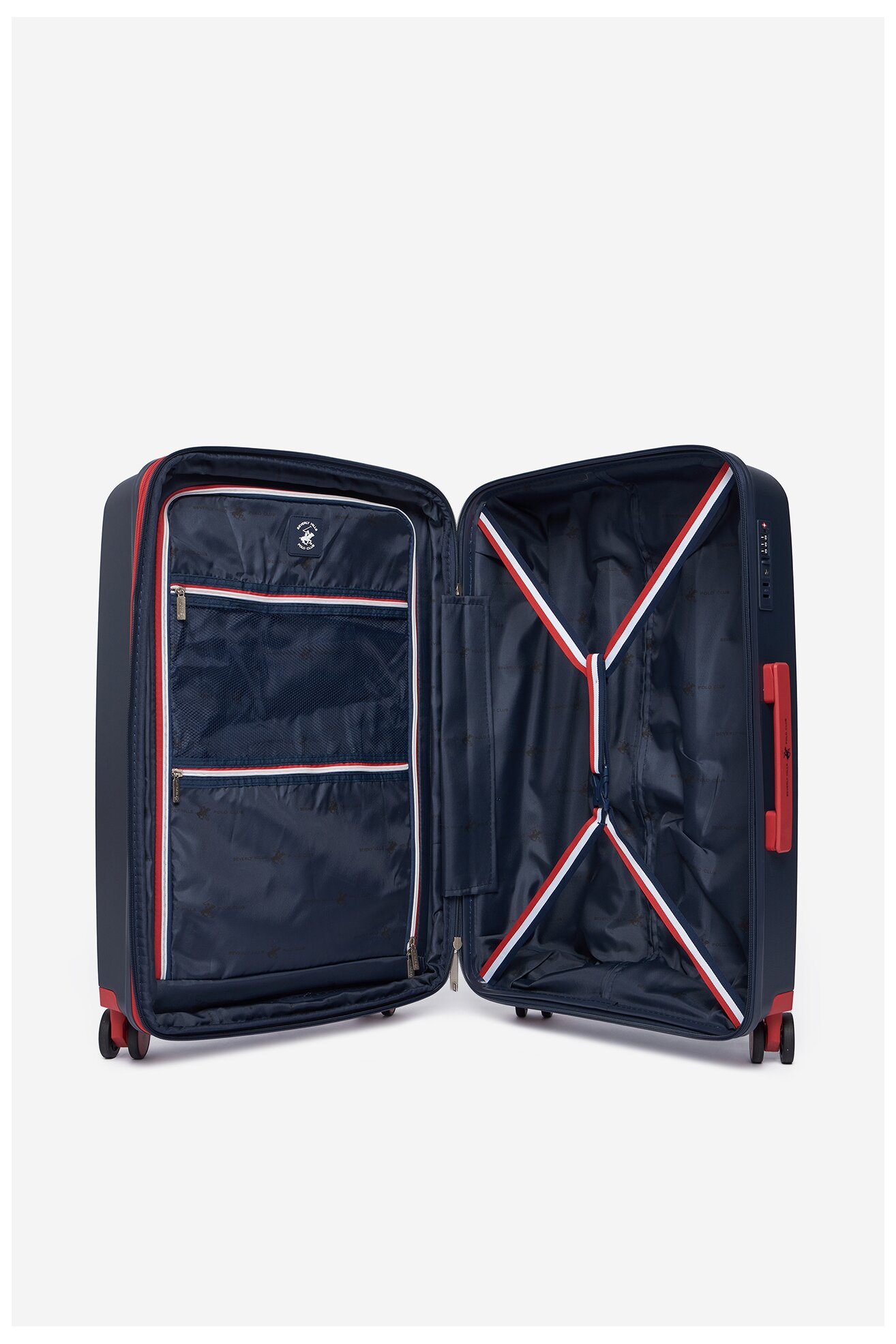 Walizka Beverly Hills Polo Club CEO-BHPC-WAL-005-M Granatowy