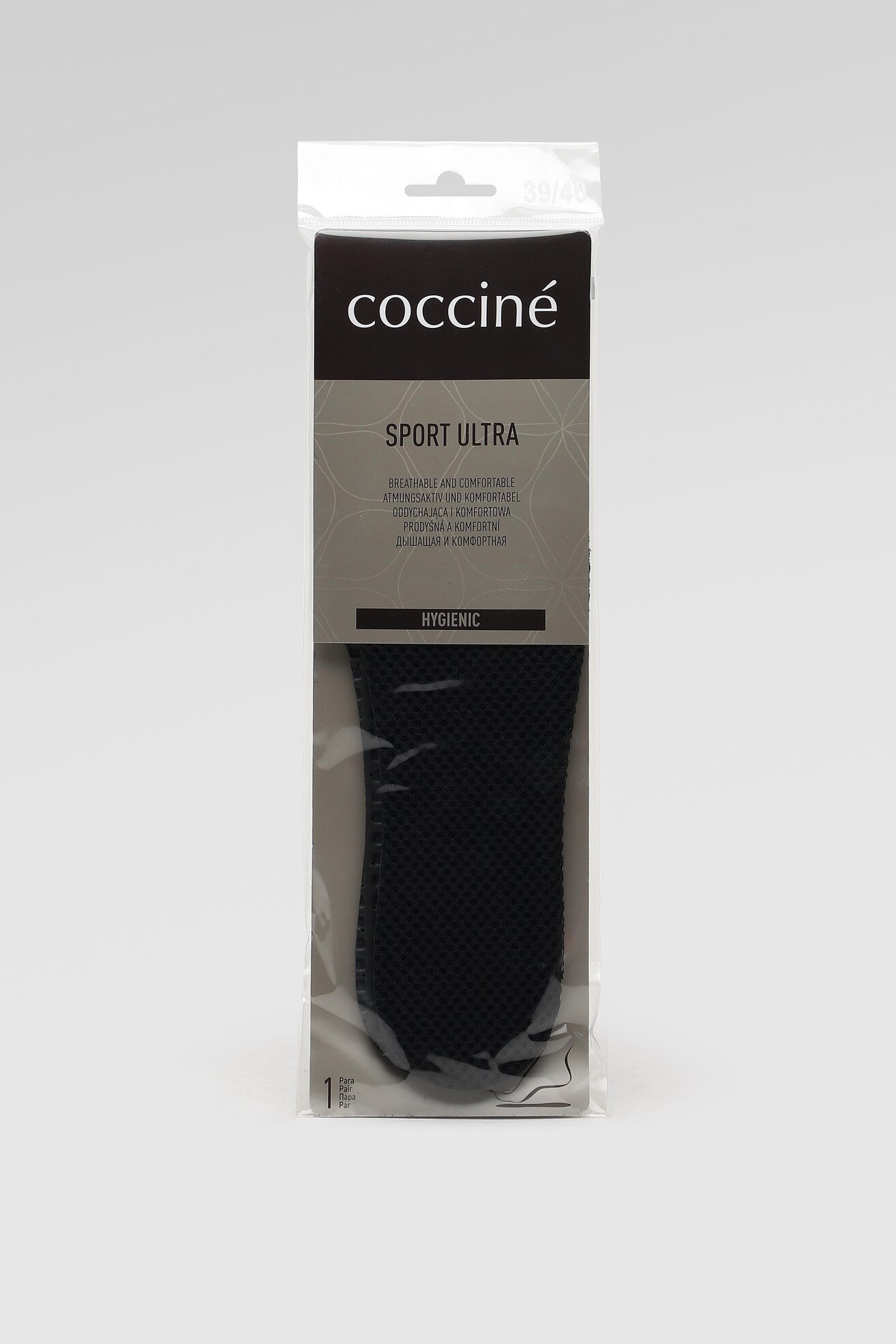 Устілки Для Взуття Coccine COCCINE SPORT ULTRA WKŁADKA NR 35-36, COCCINE SPORT ULTRA WKŁADKA NR 43-44 ЧОРНИЙ