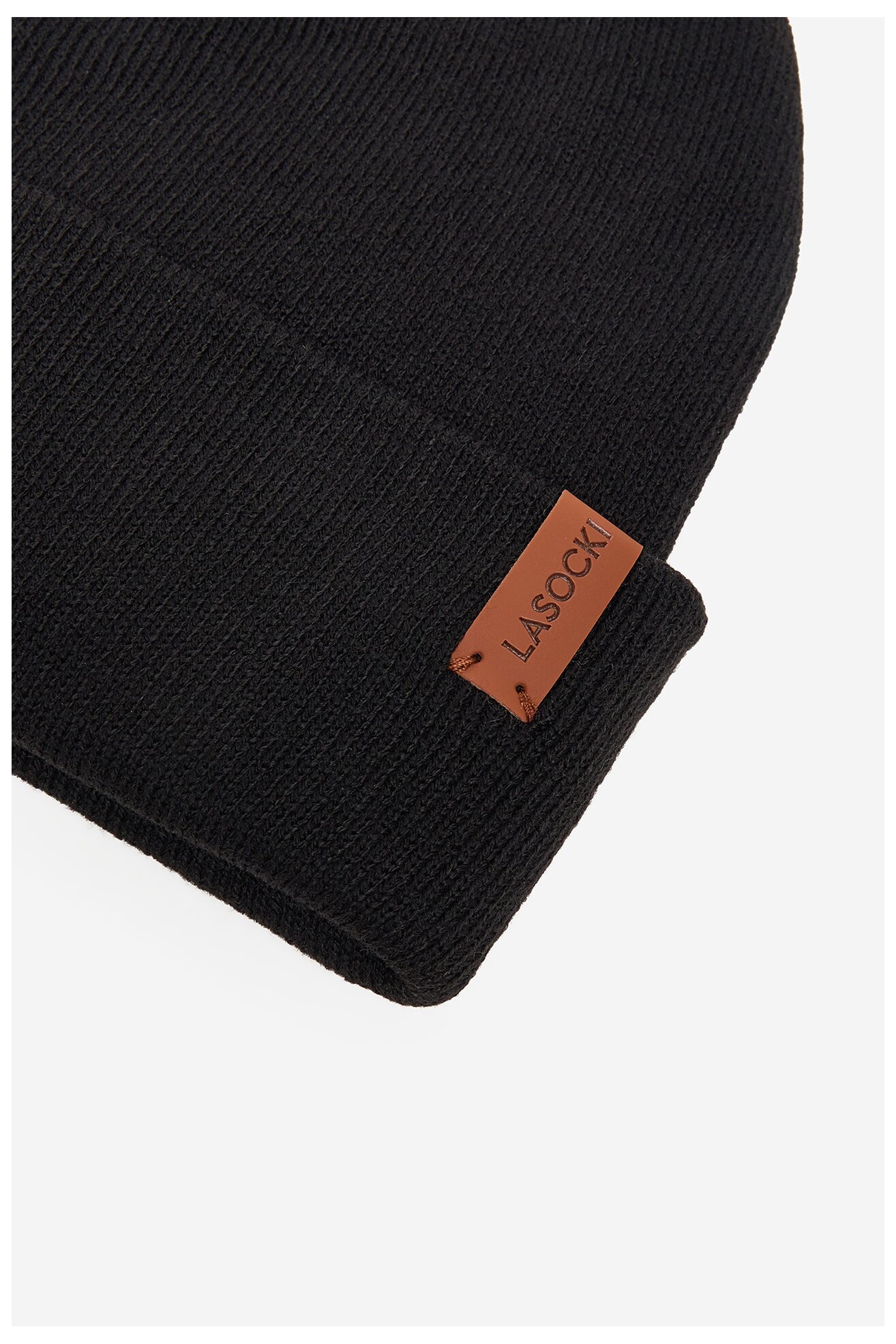 Férfi sapka Lasocki 2M3-001-AW24 FEKETE