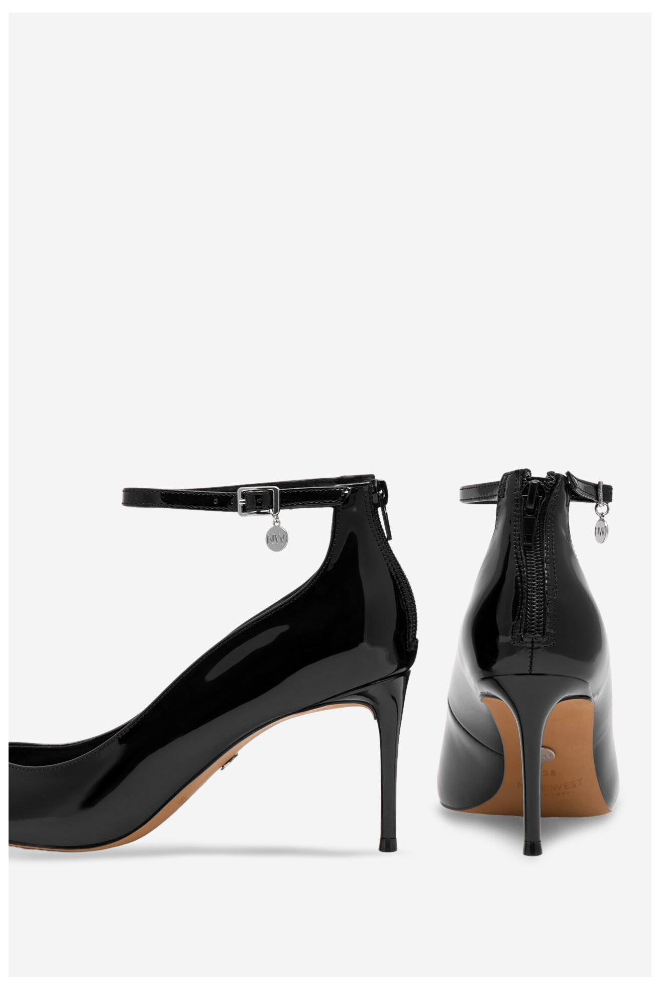 Czółenka NINE WEST SJ1489 Czarny