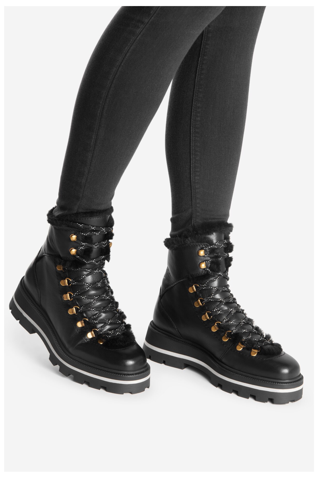 Duboke cipele Gino Rossi SINEN-24FW238 CRNA