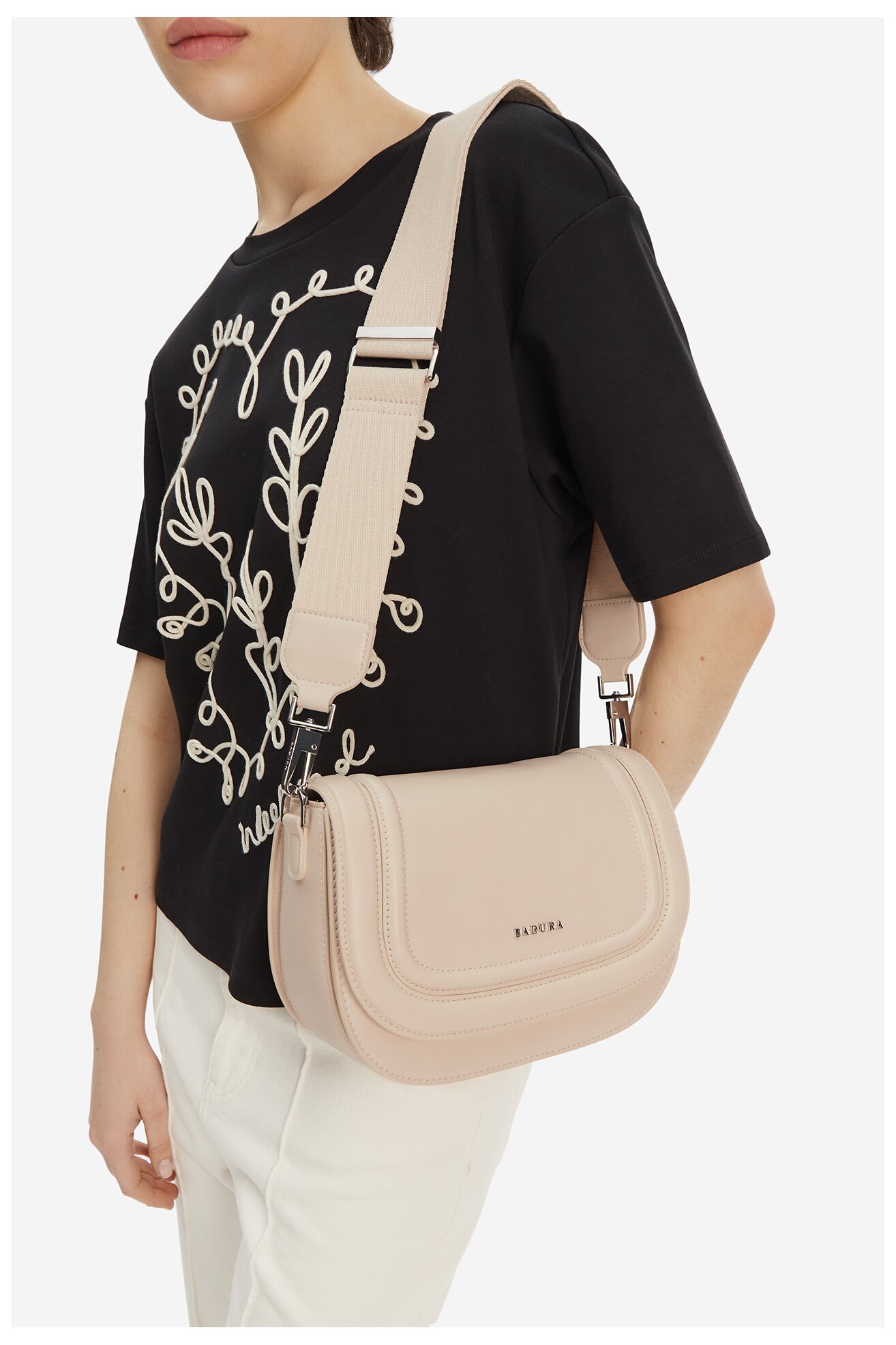 Сумка З Ремінцем Badura WEN-1-01 БІЛИЙ