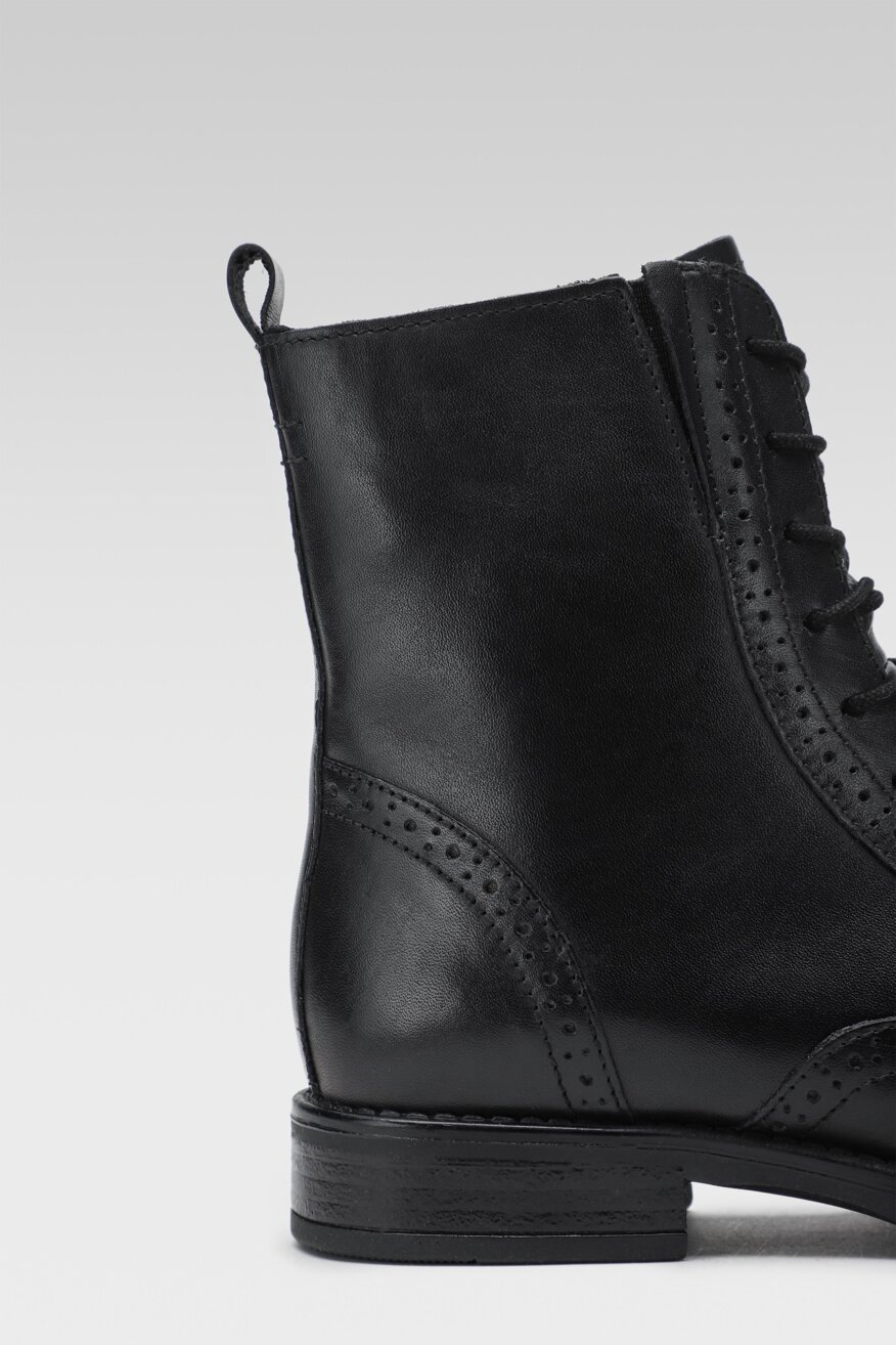 
                Lasocki - Skórzane trzewiki brogsy - 5903698780023