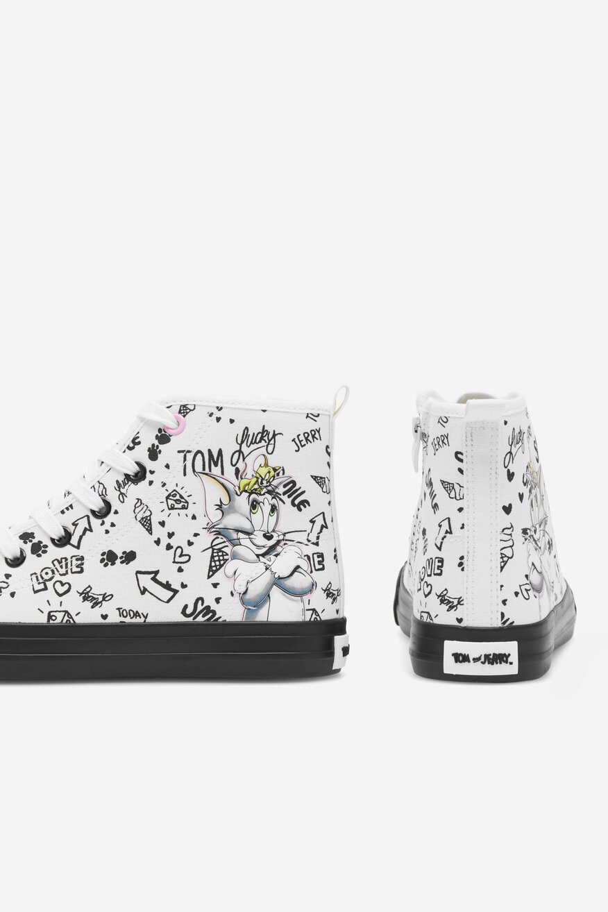 Tom & Jerry - Trampki wysokie - 5905588567516