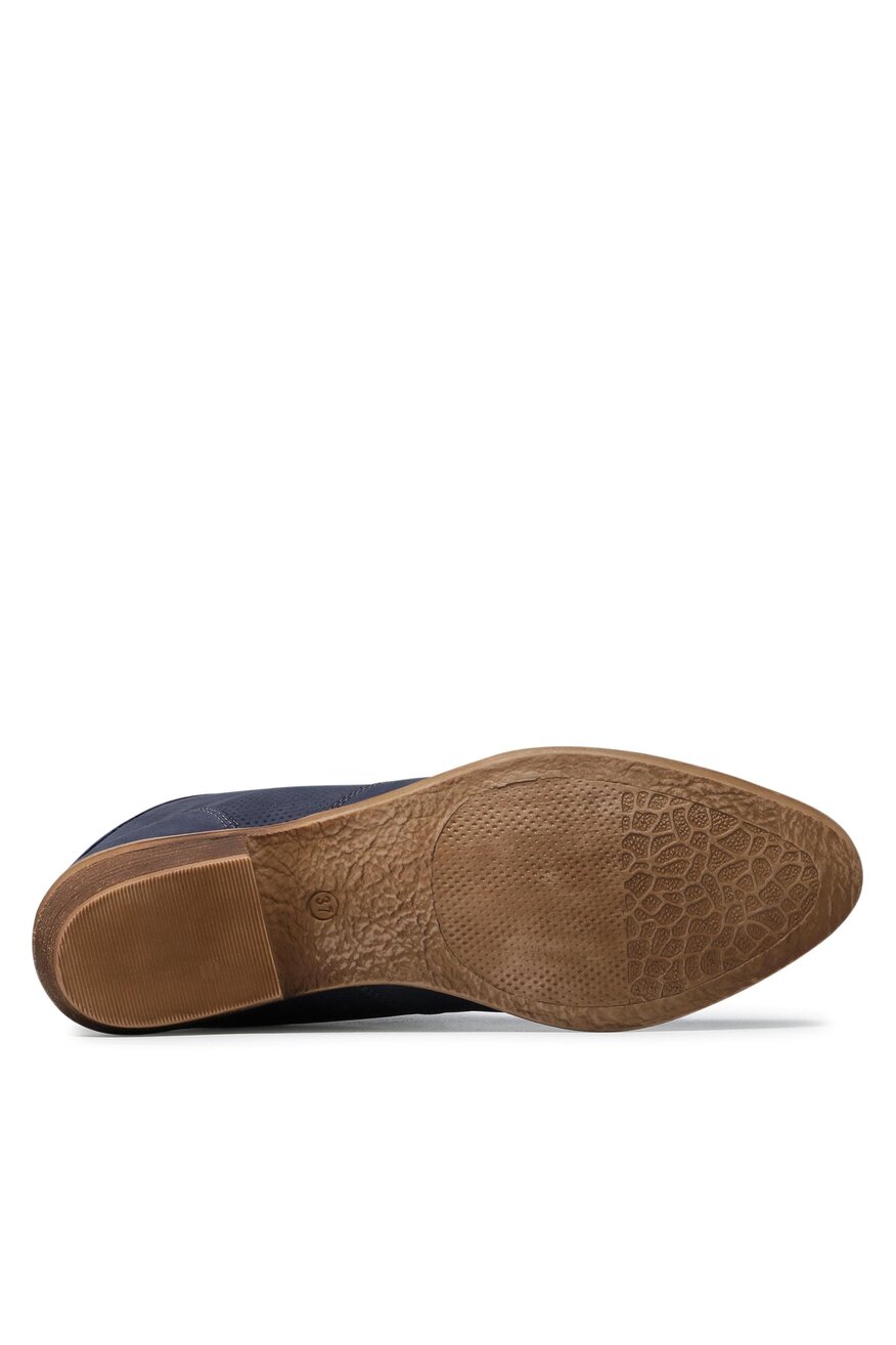 
                Lasocki - Skórzane botki ażurowe - 5904248419943