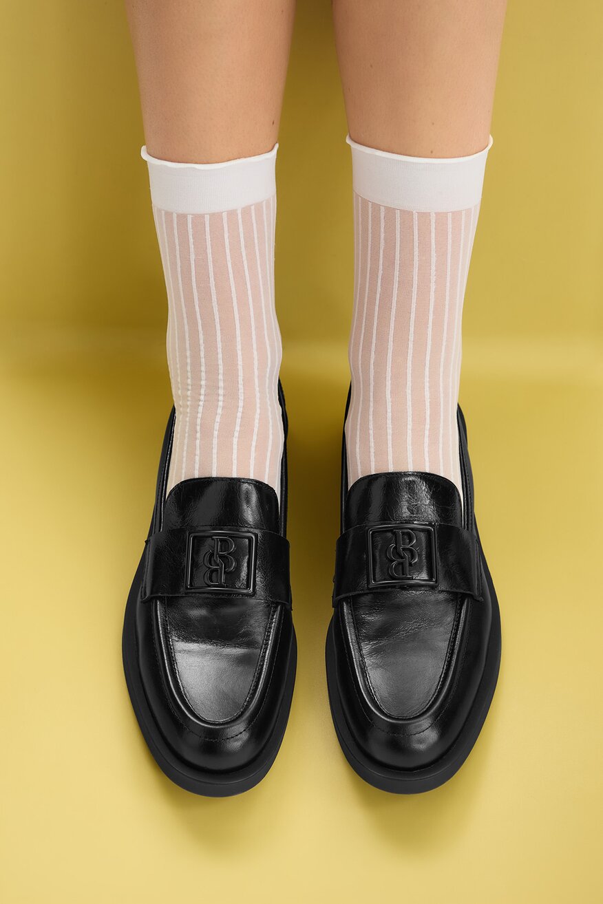 Badura - Loafersy skórzane - 5906751671740