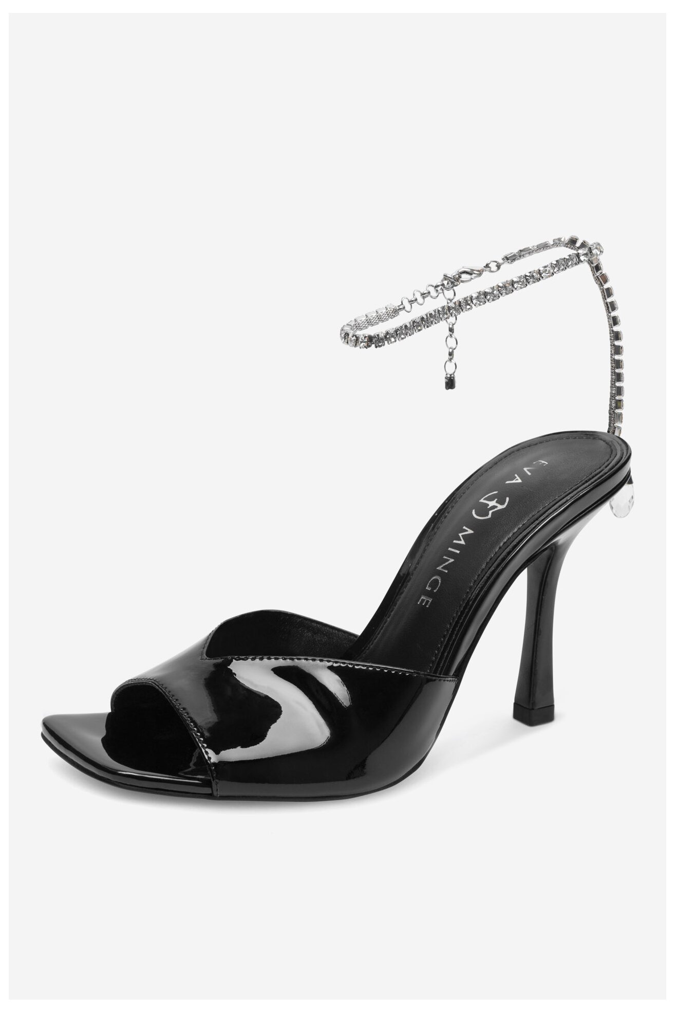 Сандали EVA MINGE STEPHANIE-V1051L-01 ЧЕРЕН