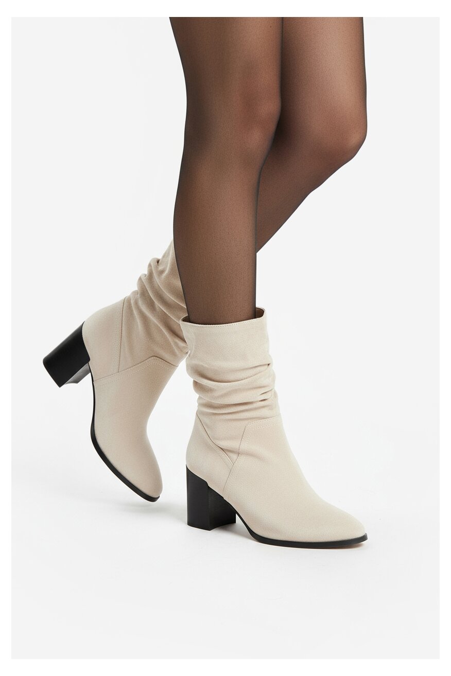 Botki NINE WEST CEO-JAMILAH-01 Beżowy - 5906751329191