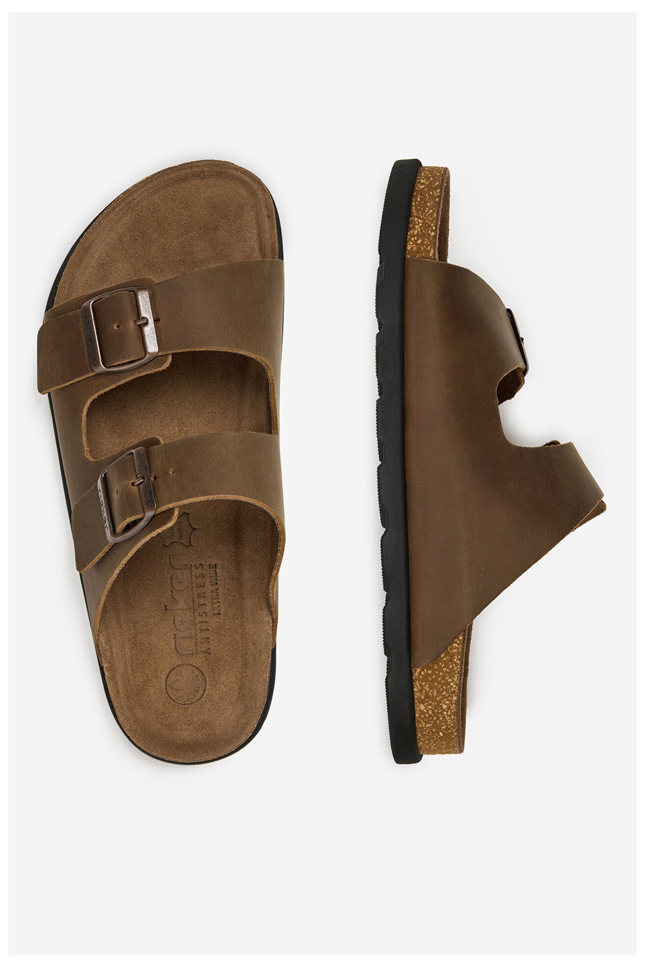 Klapki Rieker 21190-26 Brązowy