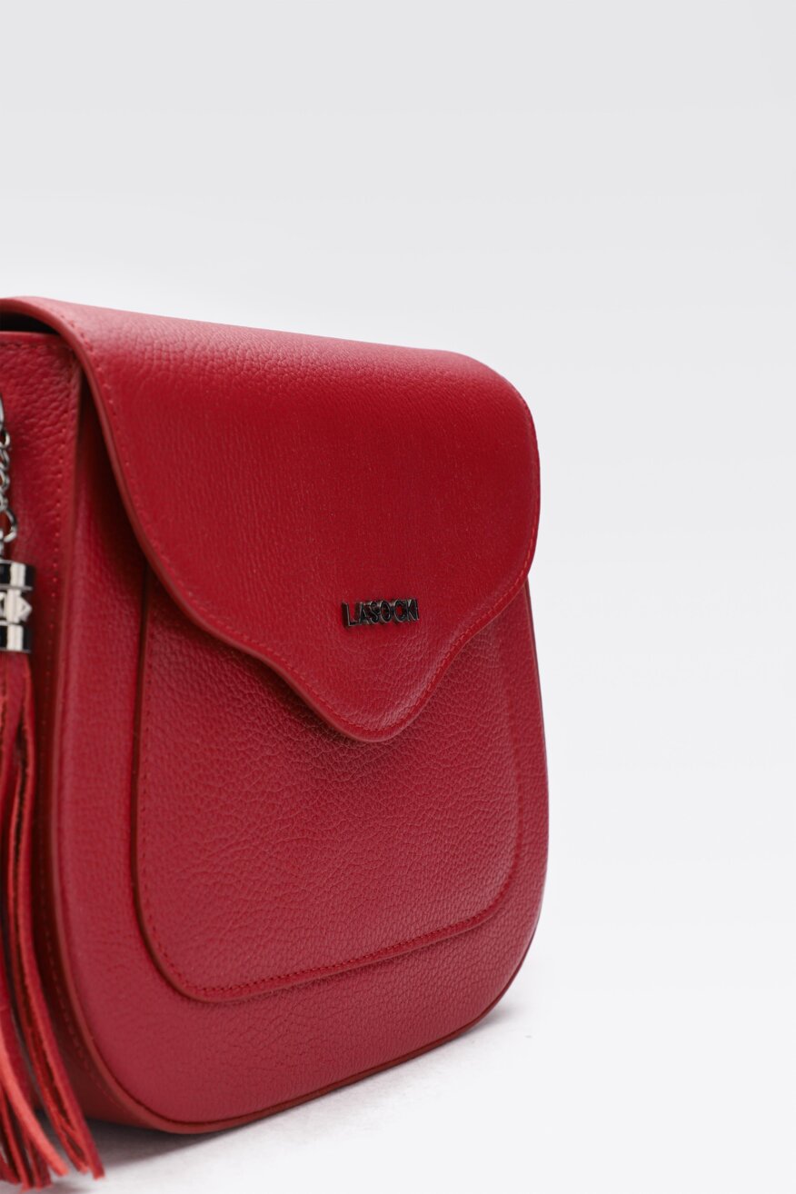 
                Lasocki - Torebka skórzana z aplikacją - 5903698159775