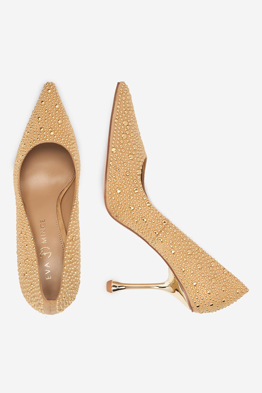 
                EVA MINGE - Szpilki skórzane - 5906751374603