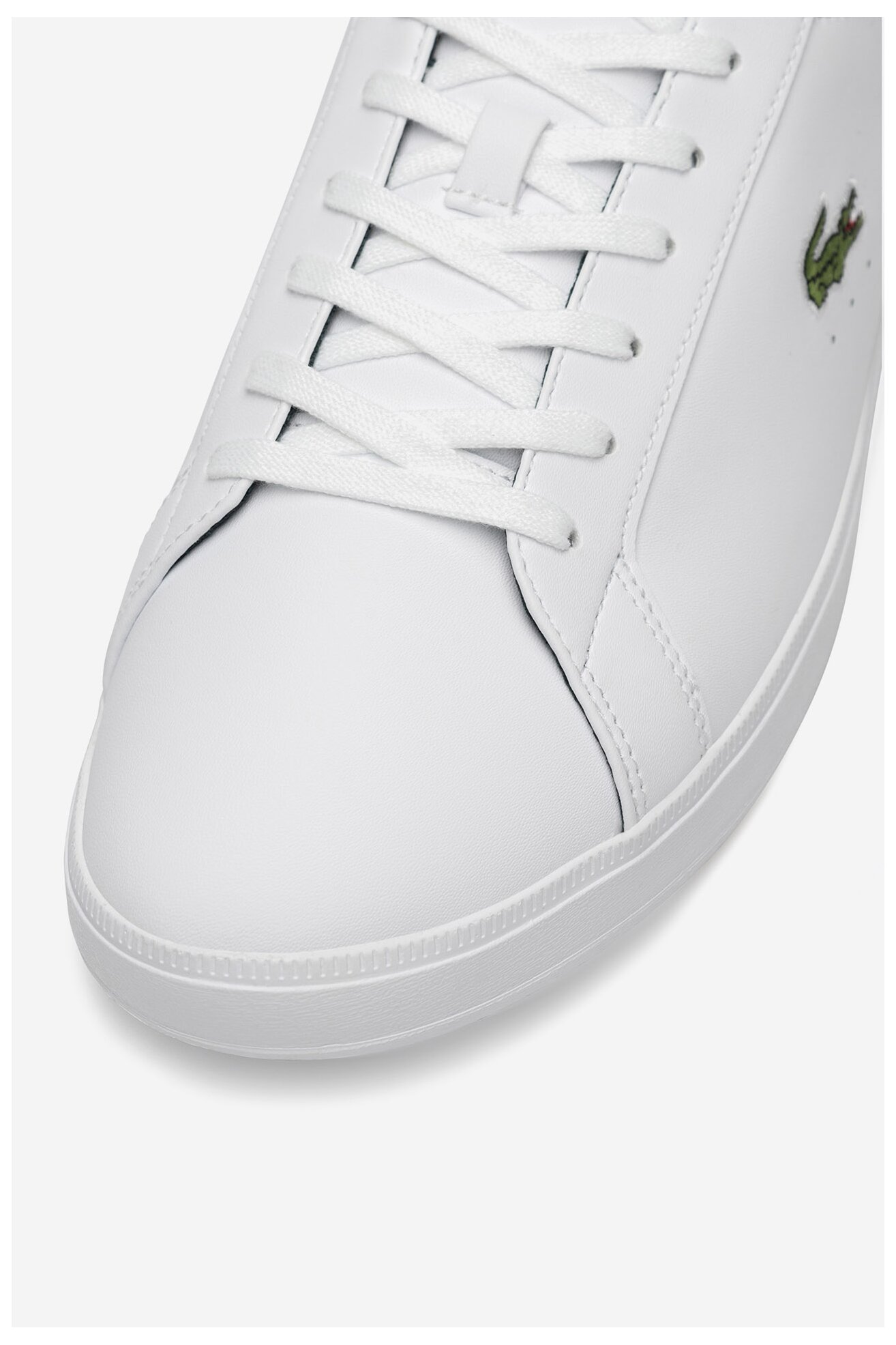 Спортни обувки LACOSTE C-COURT BASE 48SMA0112_1R5 БЯЛ