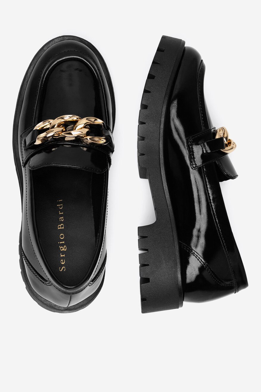 Sergio Bardi - Loafersy skórzane - 5905588954255