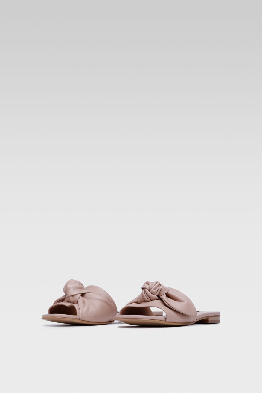 Gino Rossi - Skórzane klapki pastelowe - 5903698504940