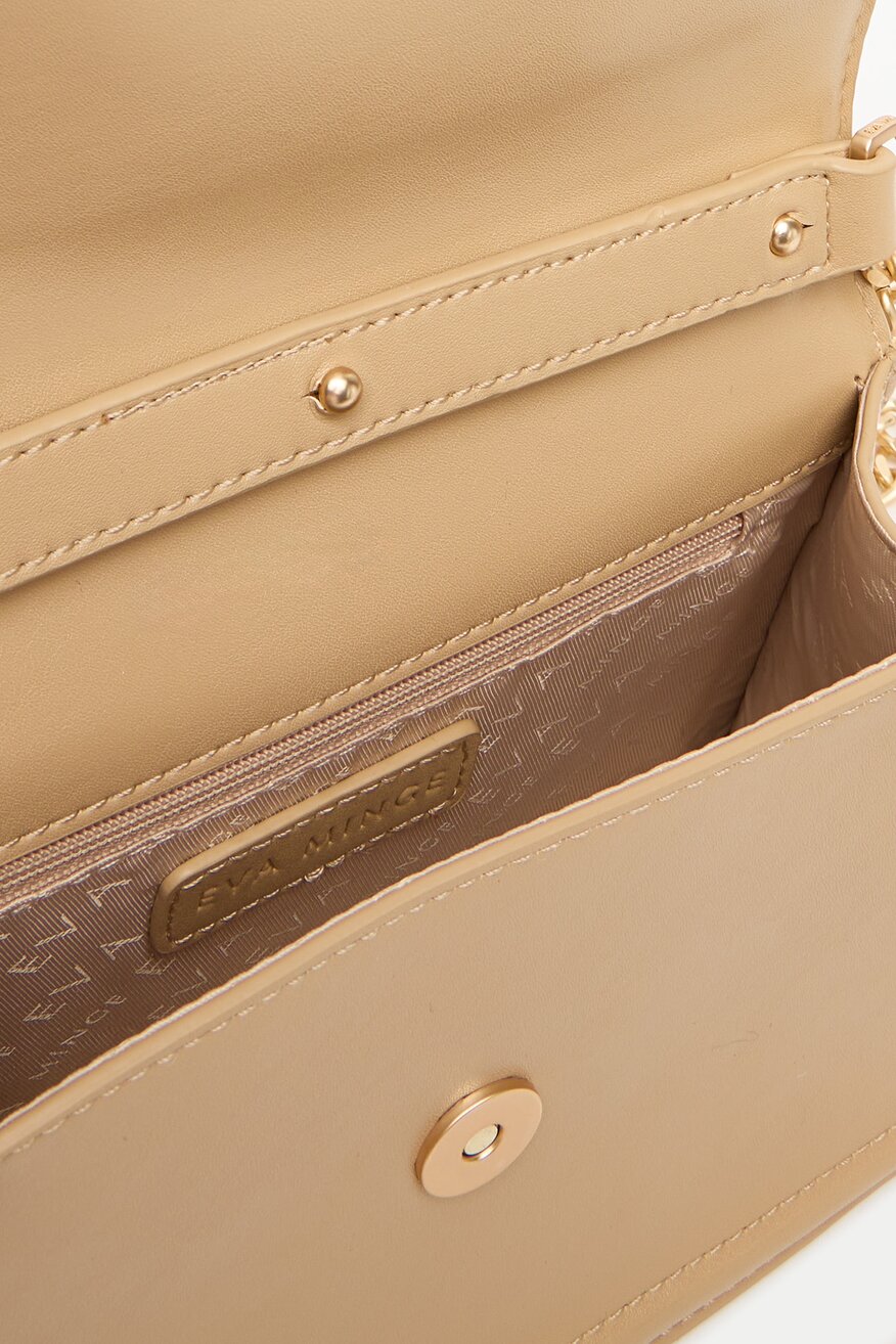Дамска чанта EVA MINGE БЕЖОВ - 5906751331279