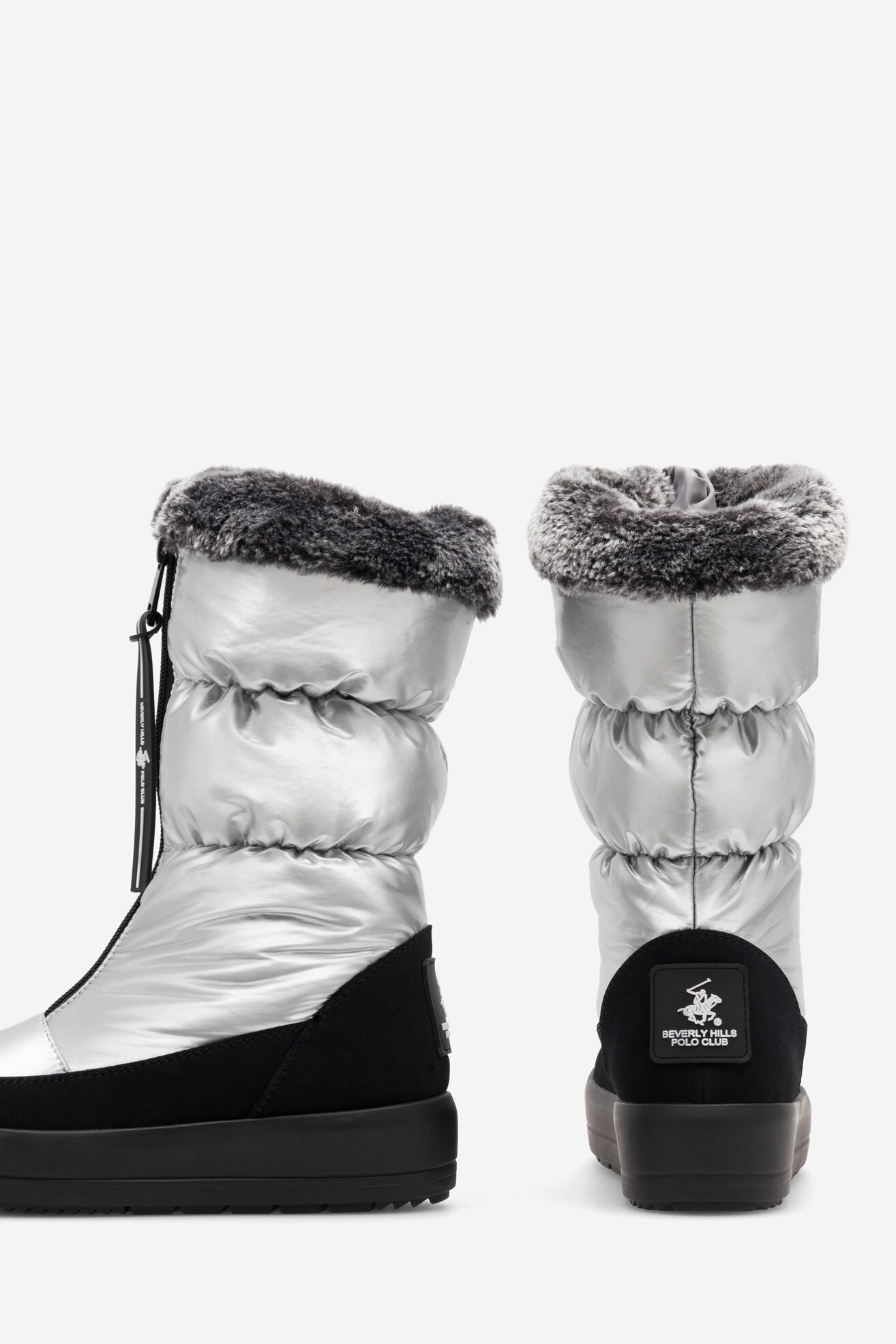 Botki Beverly Hills Polo Club WS19001-04 Srebrny