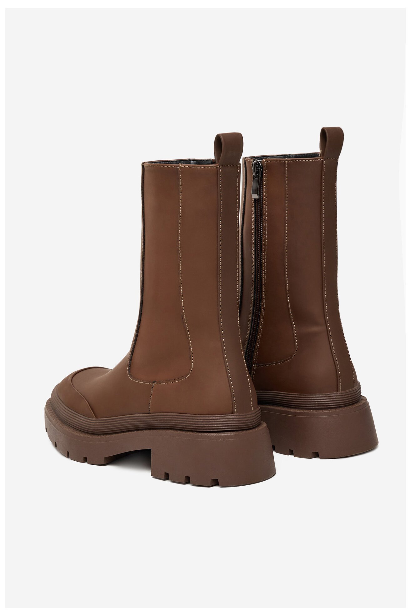 Kotníková obuv DeeZee 13096-10 TMAVĚ HNĚDÁ