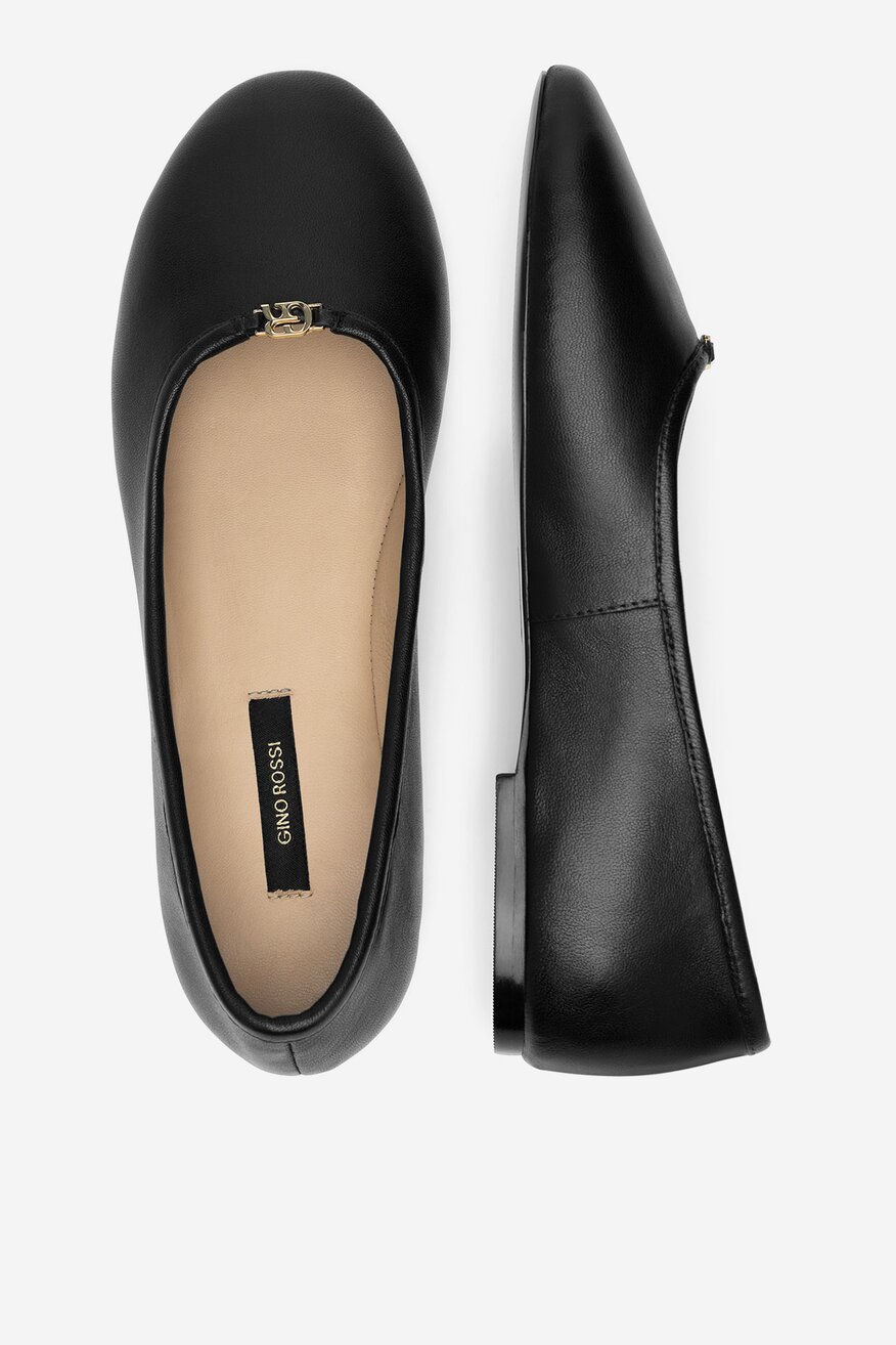 Gino Rossi - Baleriny skórzane - 5905588828983