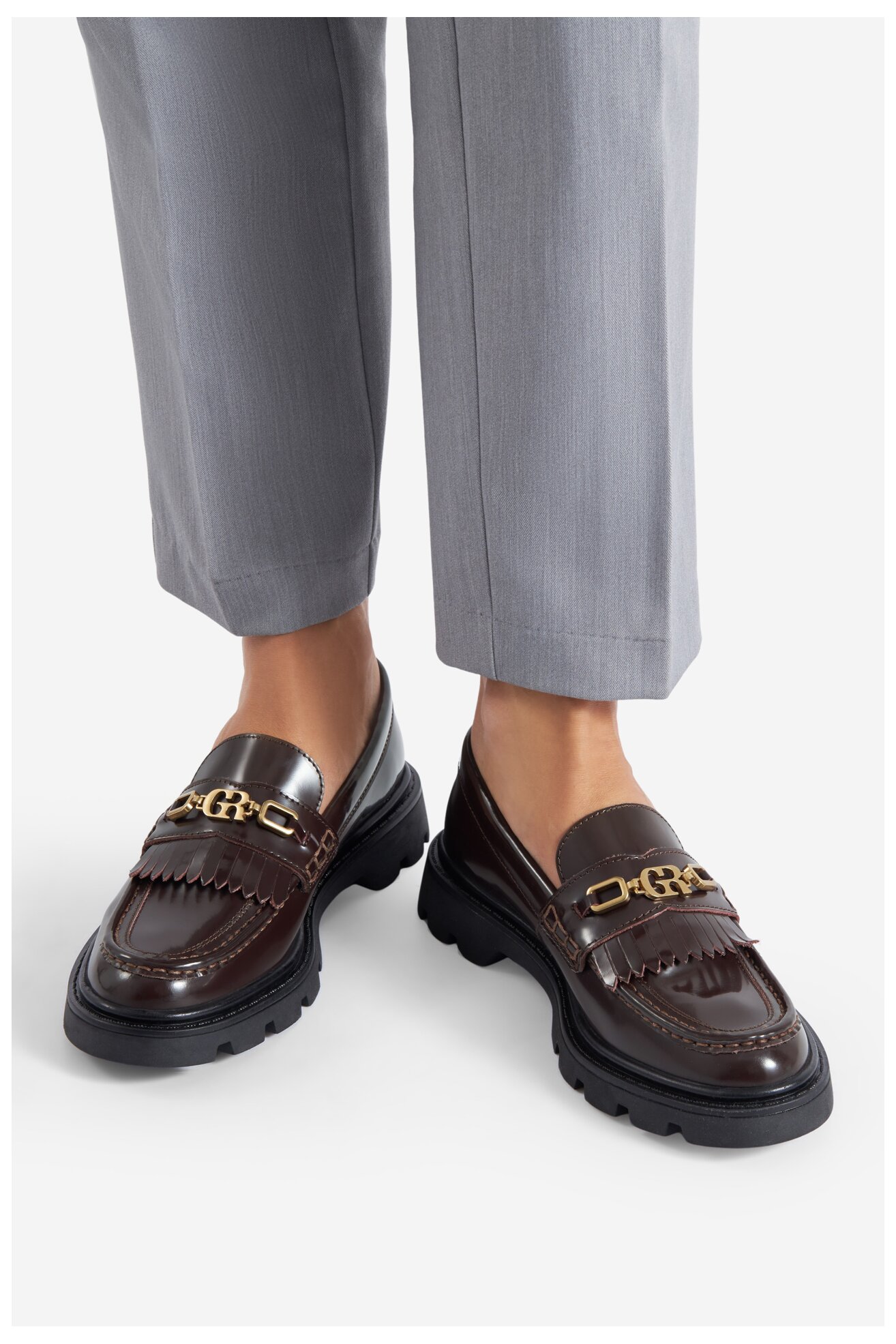 Мокасини Gino Rossi MALA-115991 КАФЯВ