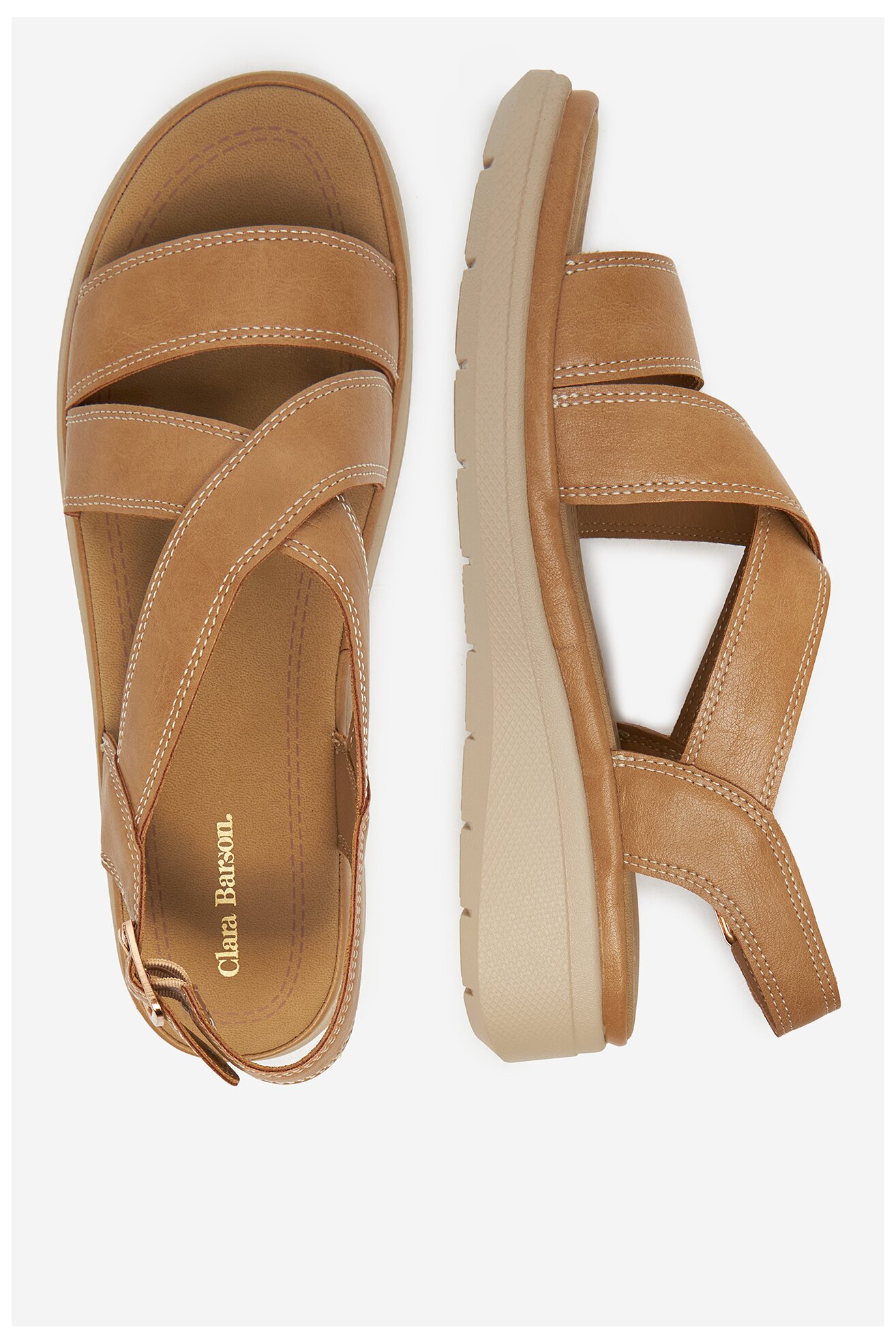 Sandały Clara Barson WYL0510-02 Beżowy