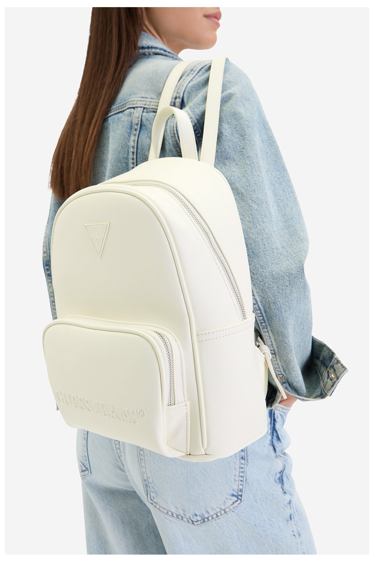 Plecak GUESS JEANS CWBEO-GUESS-B-011-09 Beżowy