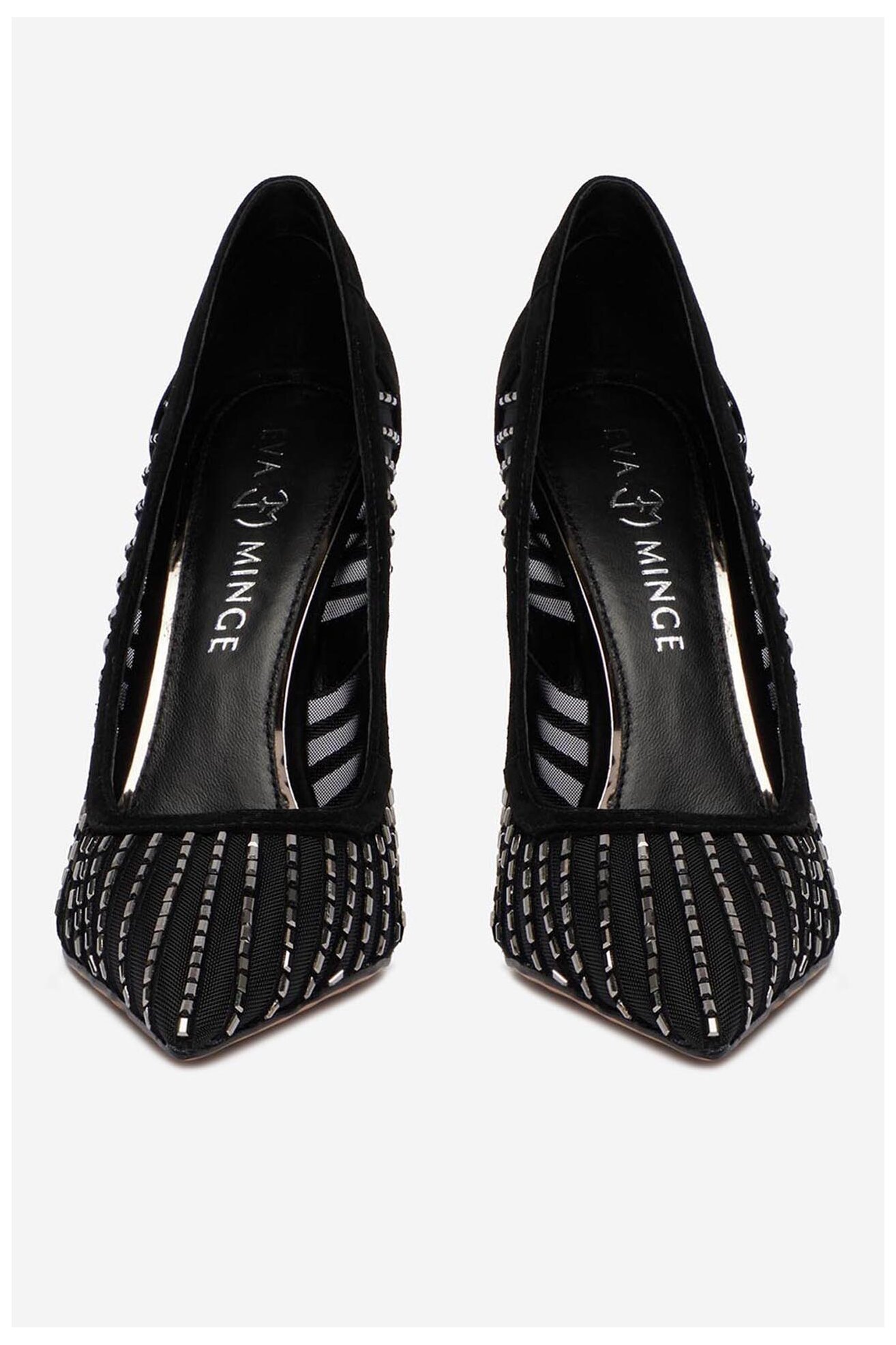 Czółenka EVA MINGE EO-MOLLY-LT1643-15 Czarny