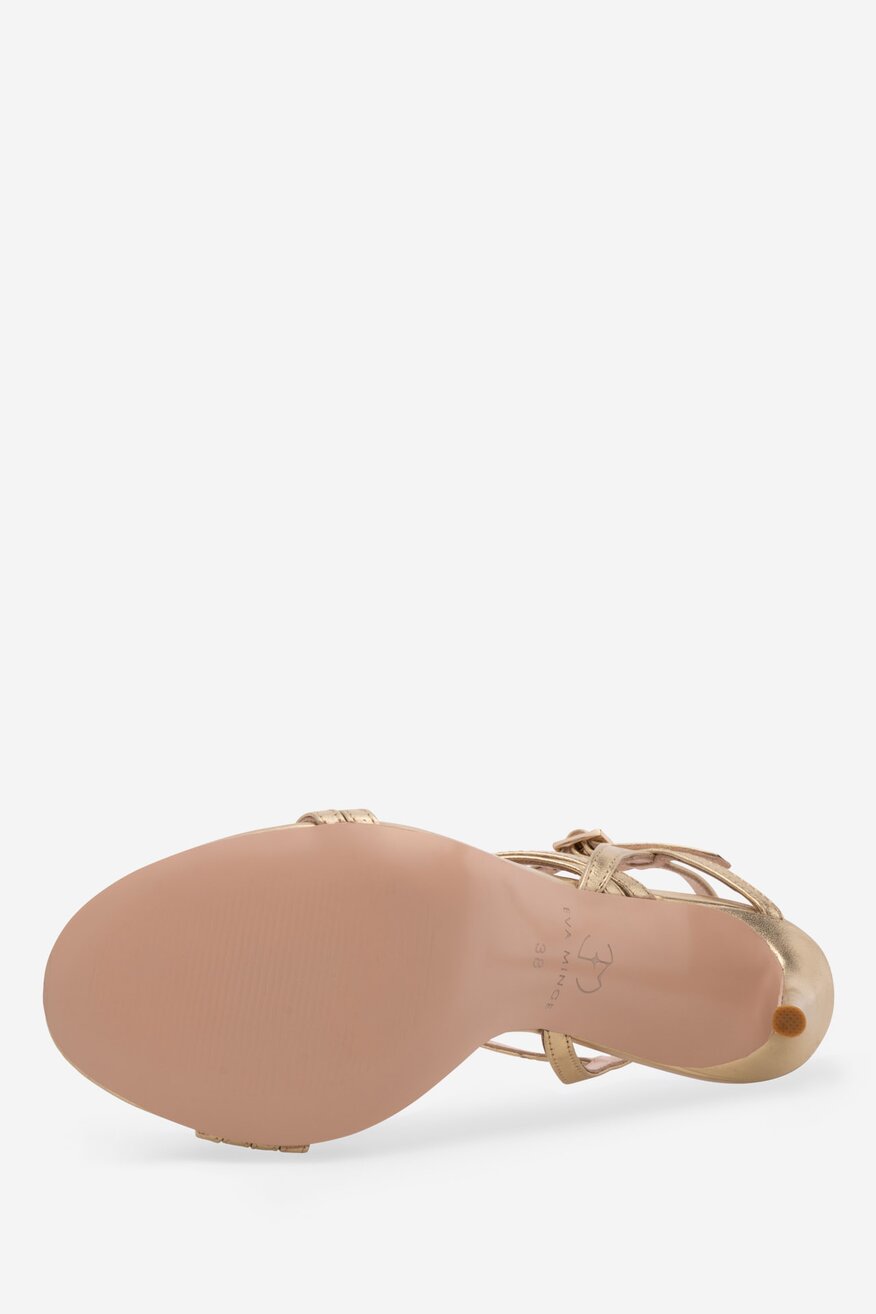 
                Сандали EVA MINGE ЗЛАТИСТ - 5905588371793