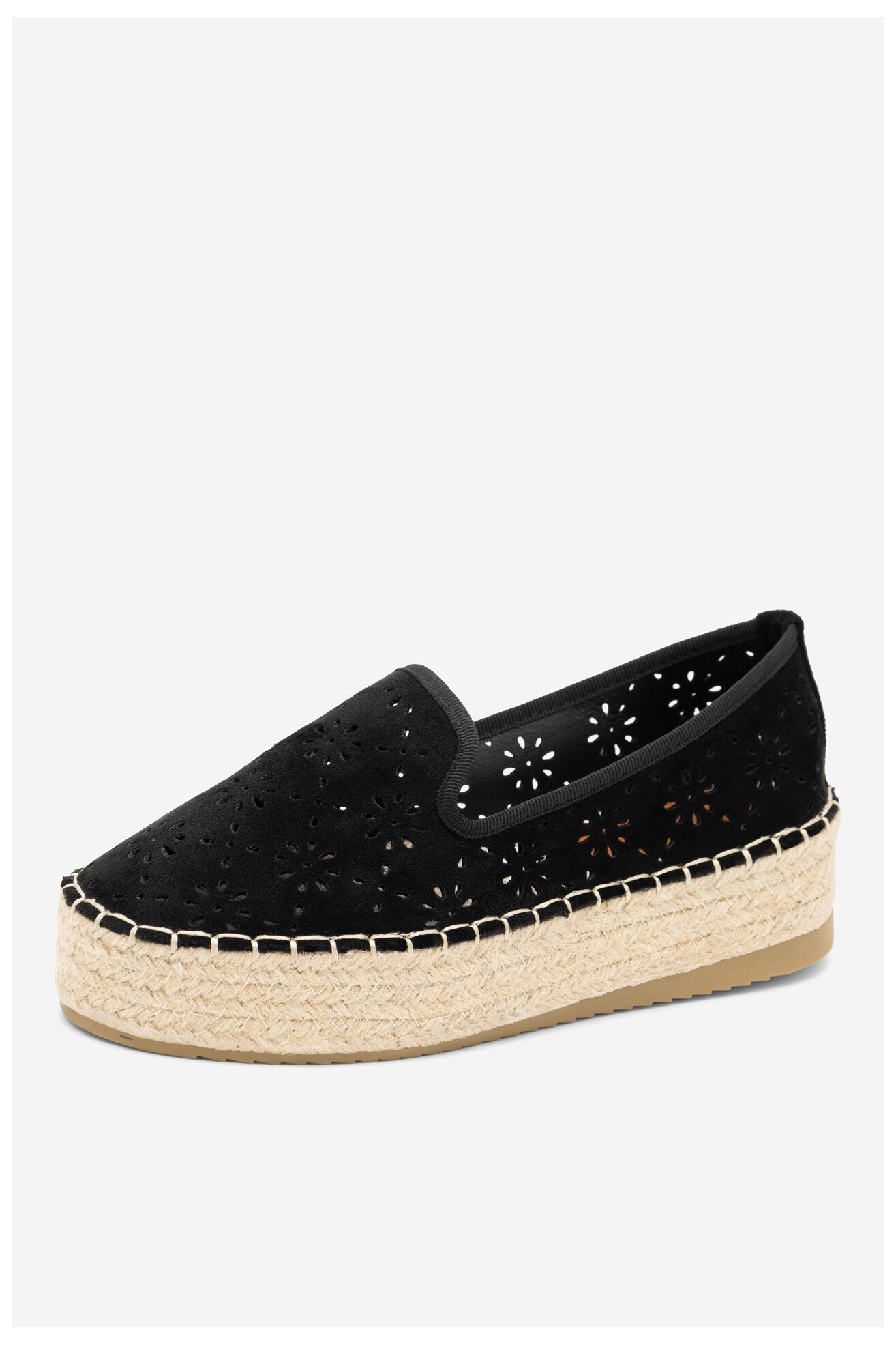 Espadrile DeeZee WSS20459-01 CRNA