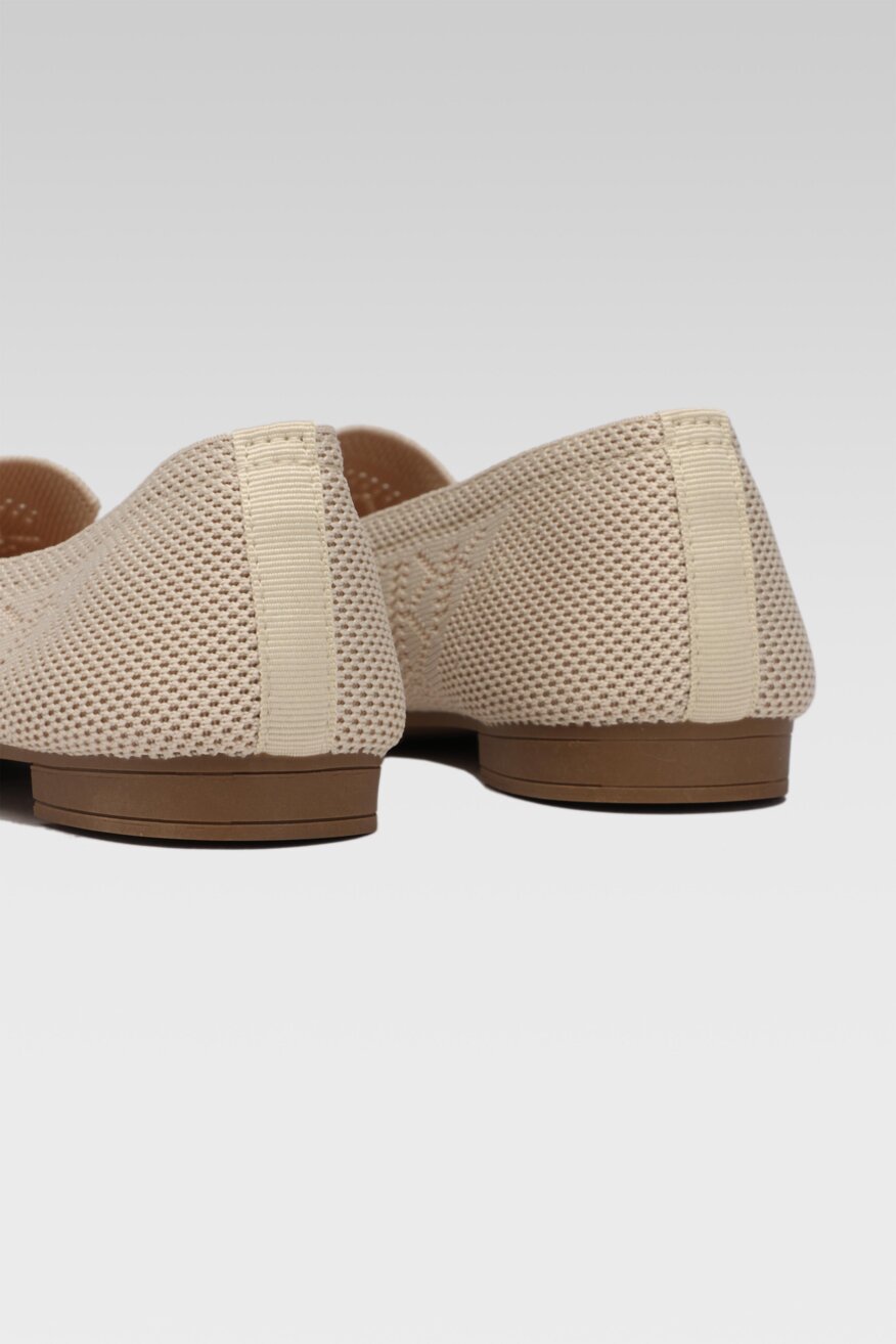 
                Jenny Fairy - Baleriny ażurowe beżowe - 5903698577241