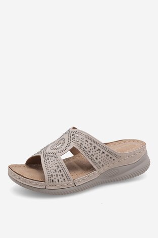 Шльопанець Clara Barson WYL05010-30 БЕЖЕВИЙ