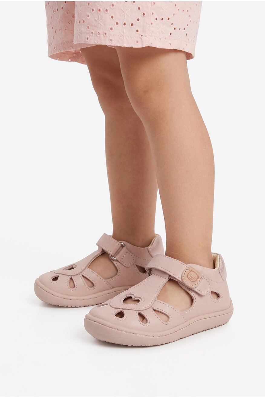 
                Lasocki Kids - Sandały skórzane na rzepy - 5906751702451