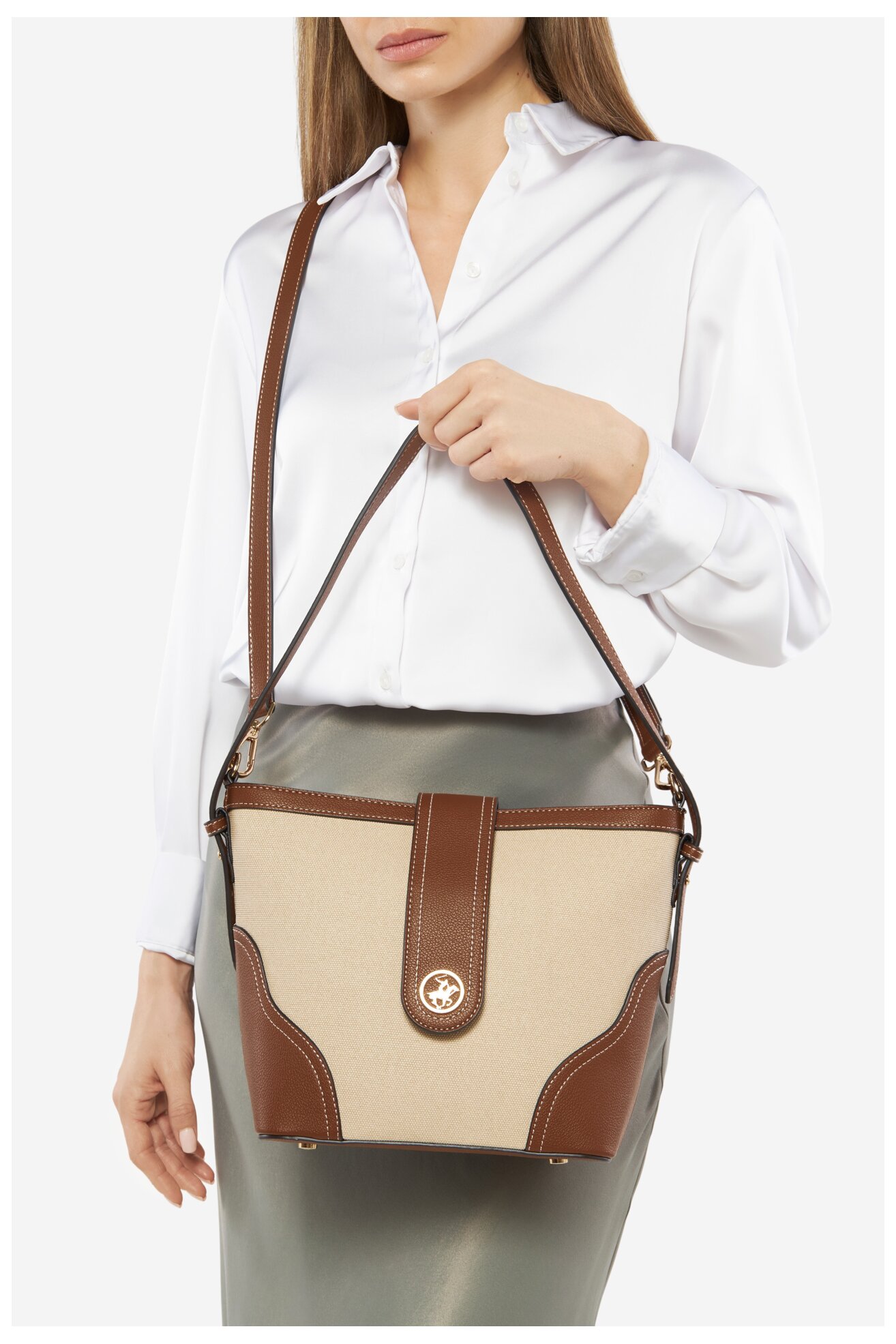 Torebka Beverly Hills Polo Club BHPC-C-013-07 Camel