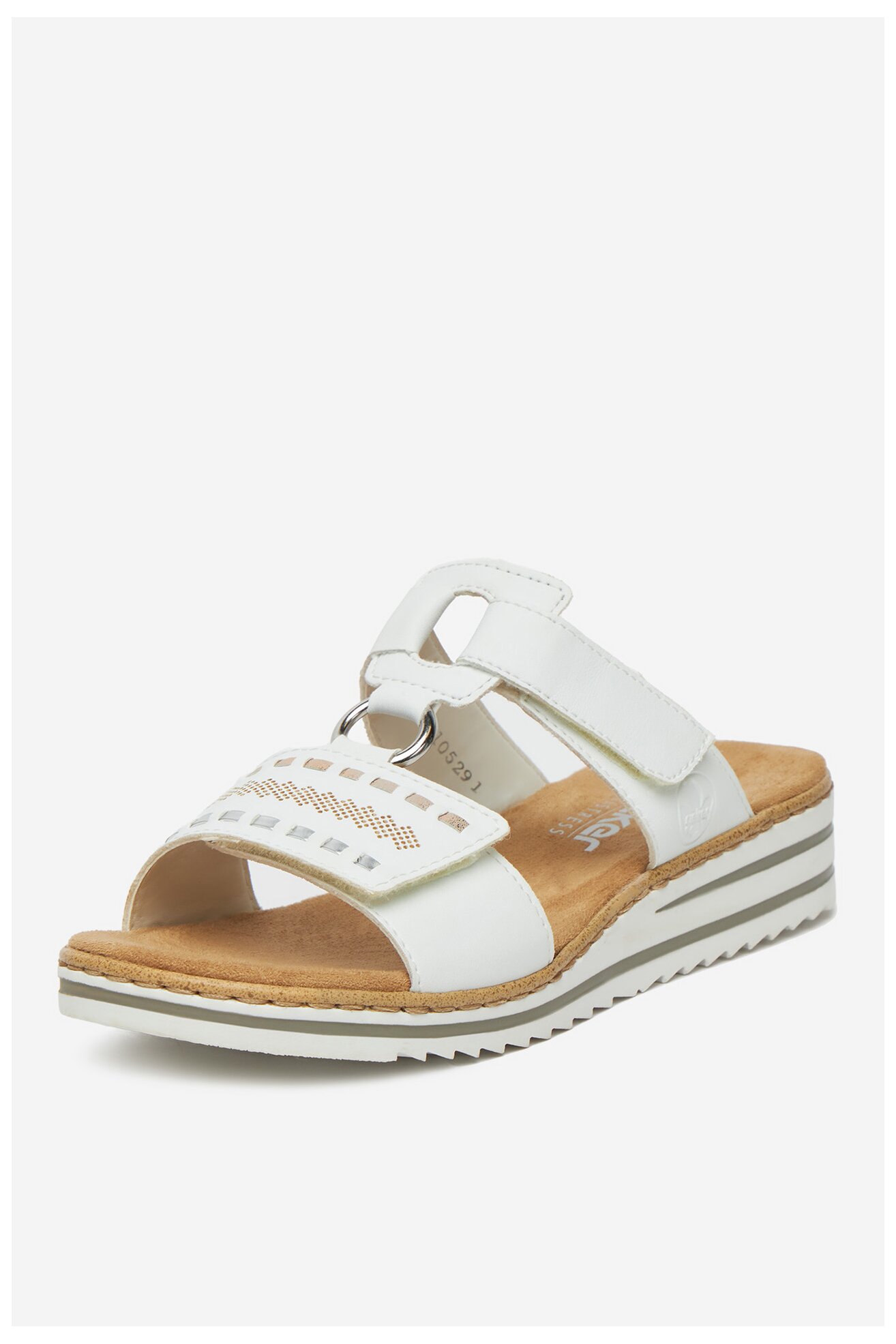 Șlapi Rieker V0636-80 ALB