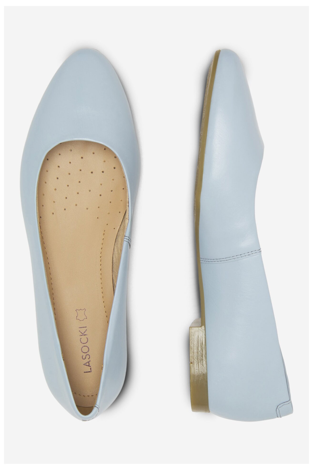 Baleriny Lasocki RST-KAJA-01 Niebieski jasny