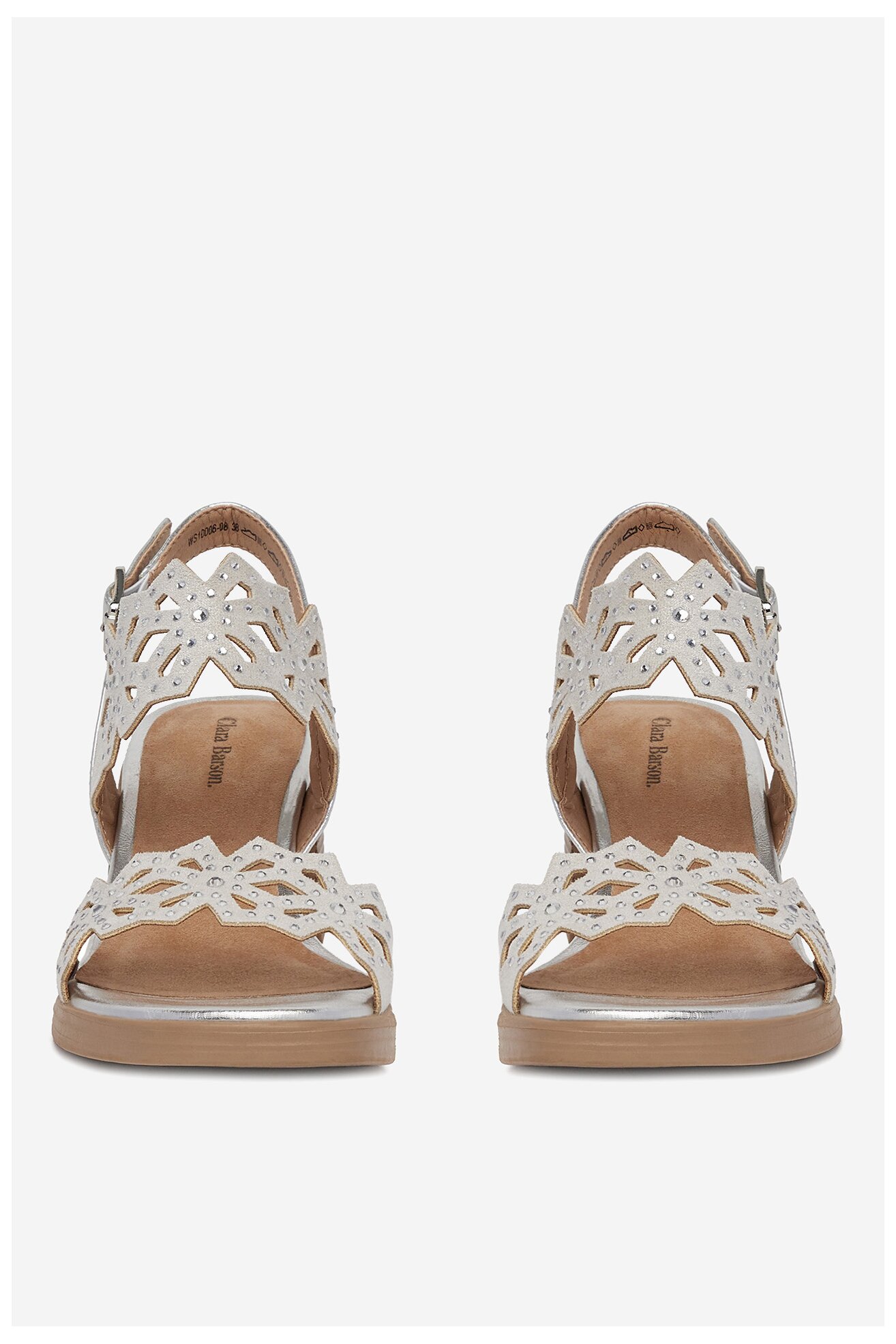 Сандали Clara Barson WS10006-08 СРЕБРИСТ