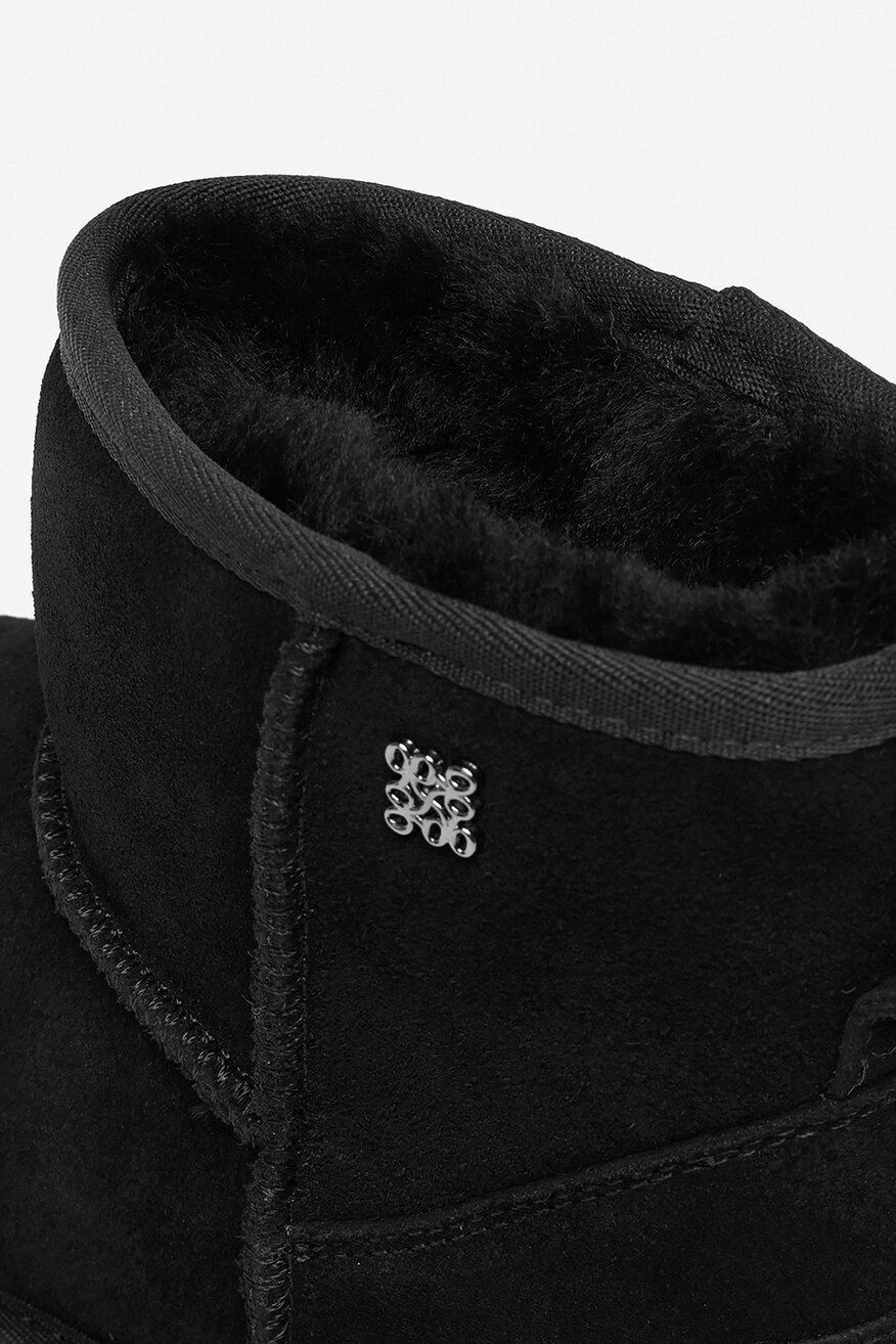 NINE WEST - Śniegowce zamszowe ocieplane - 5906751474570