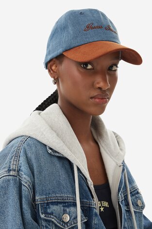Бейсболка GUESS JEANS CEO-GJ-U3-001-SS26 ДЖИНСОВИЙ