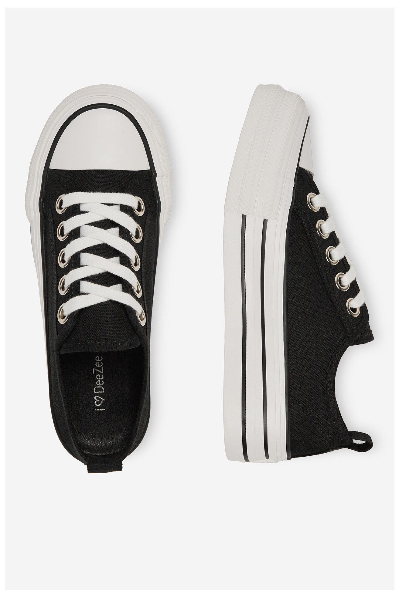 Pantofi pânză DeeZee AM25234-D NEGRU