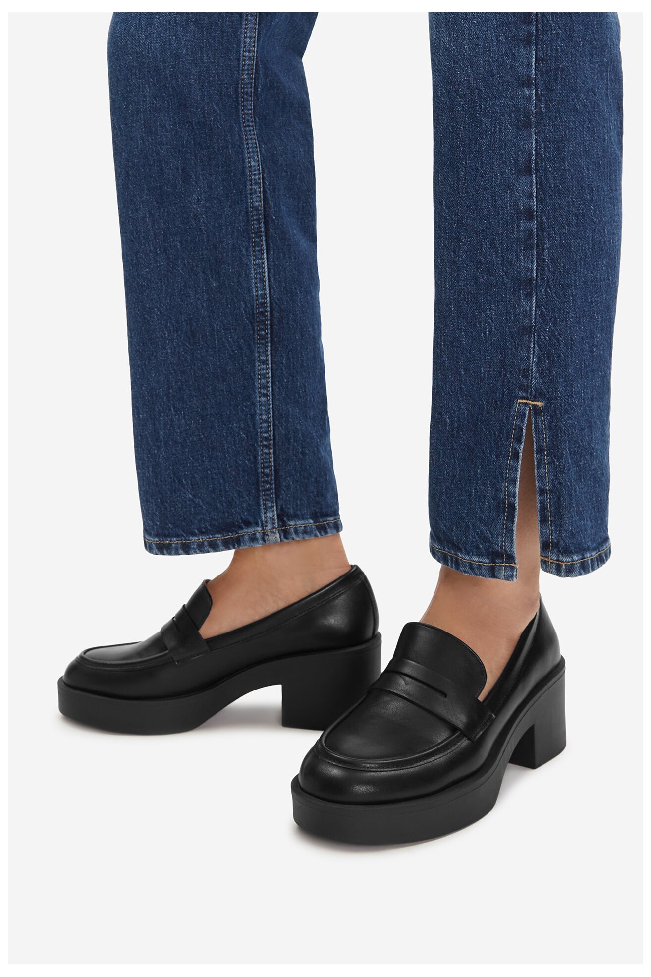 Mokaszin Jenny CEO-R25SS05882 FEKETE