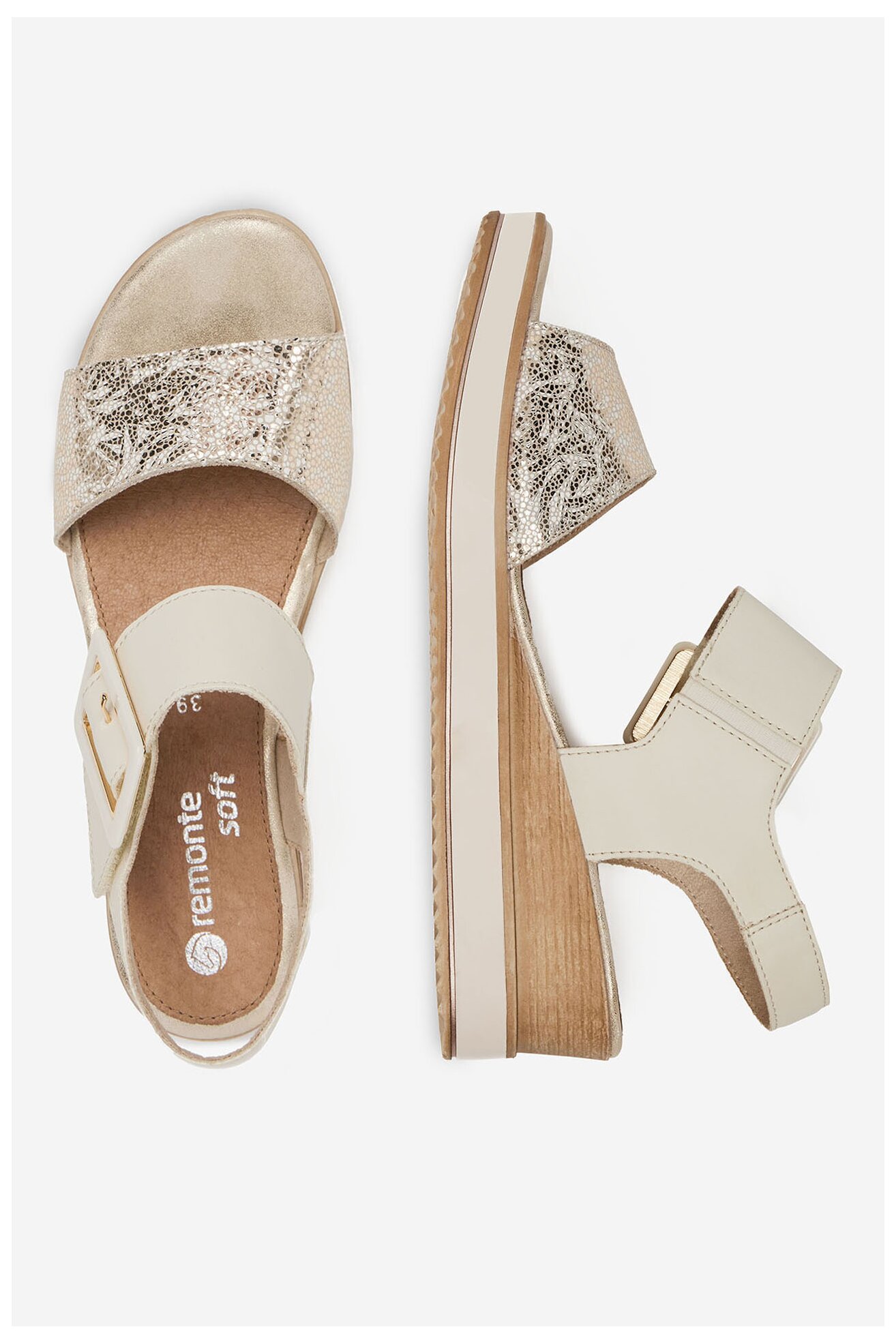 Szandál Remonte D6453-61 BÉZS