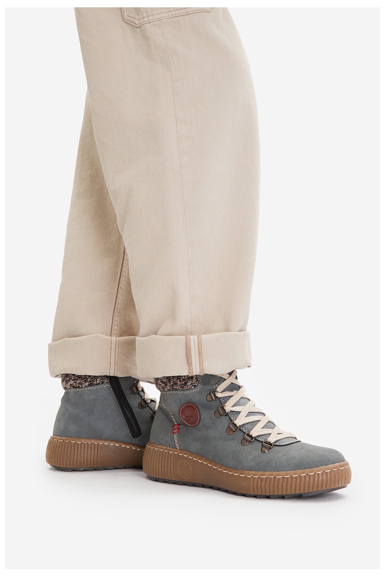 Trzewiki Rieker Z6648-14 Niebieski