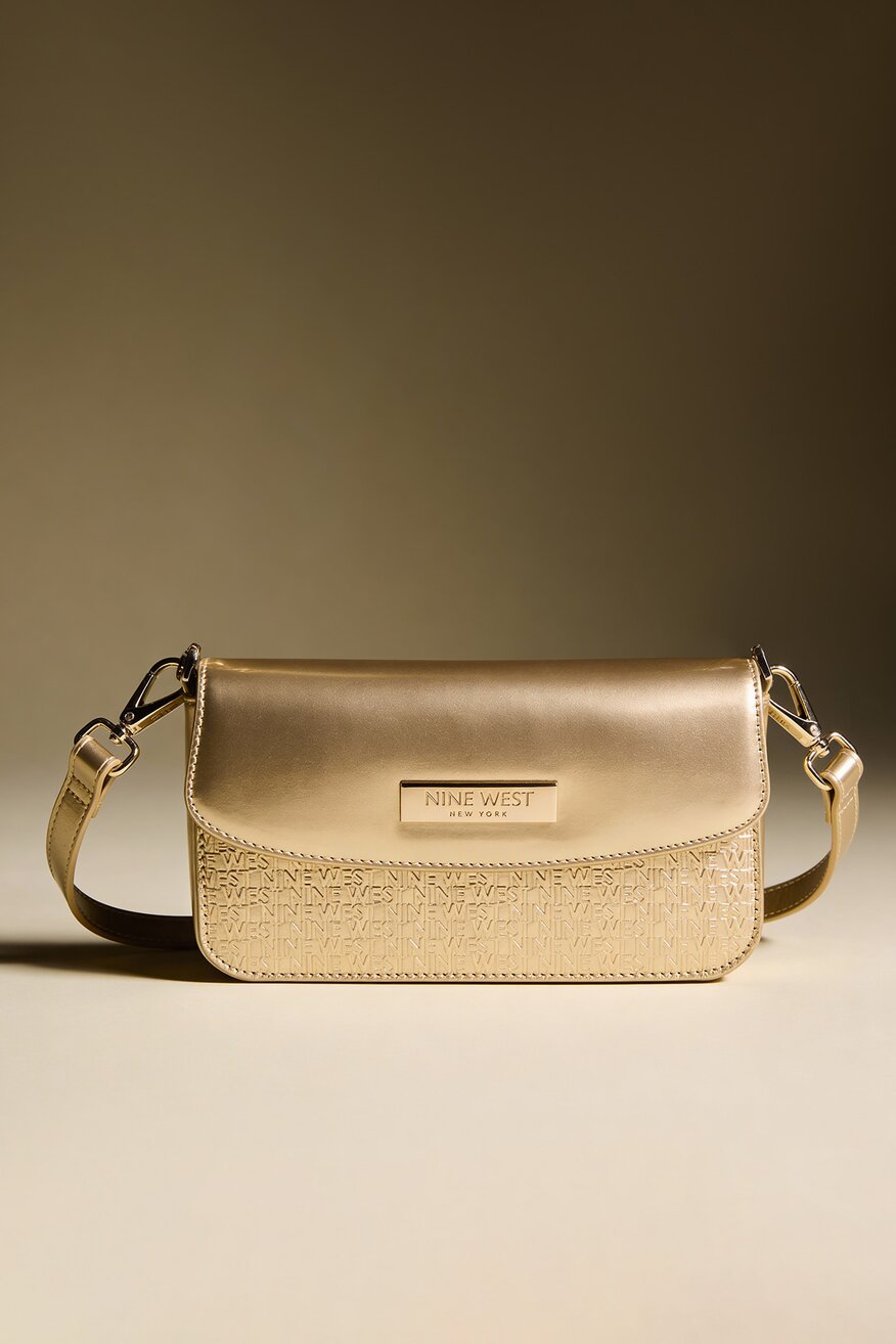 Дамска чанта NINE WEST ЗЛАТИСТ - 5906751259320